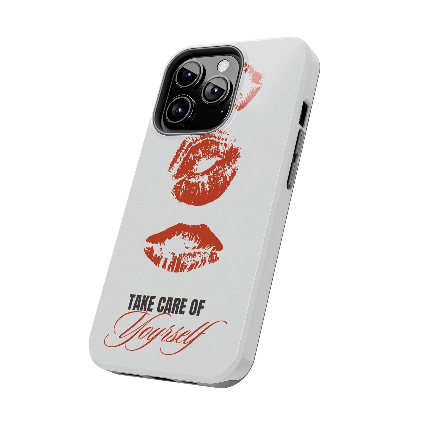 Kiss Print, Chic. Tough Phone Case