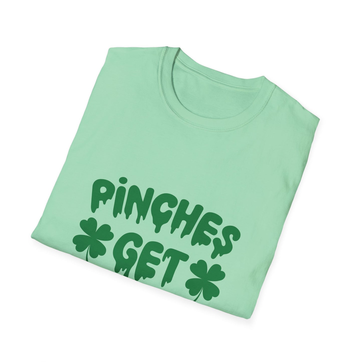 St Patrick's Day Unisex T-Shirt - 'Pinches Get Stitches' Tee