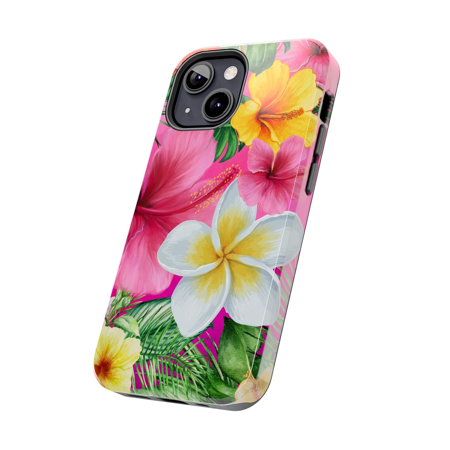 Tropical Floral Phone Case - Tough, Durable, Chic Protection, Summer Vibes, Gift for Her
