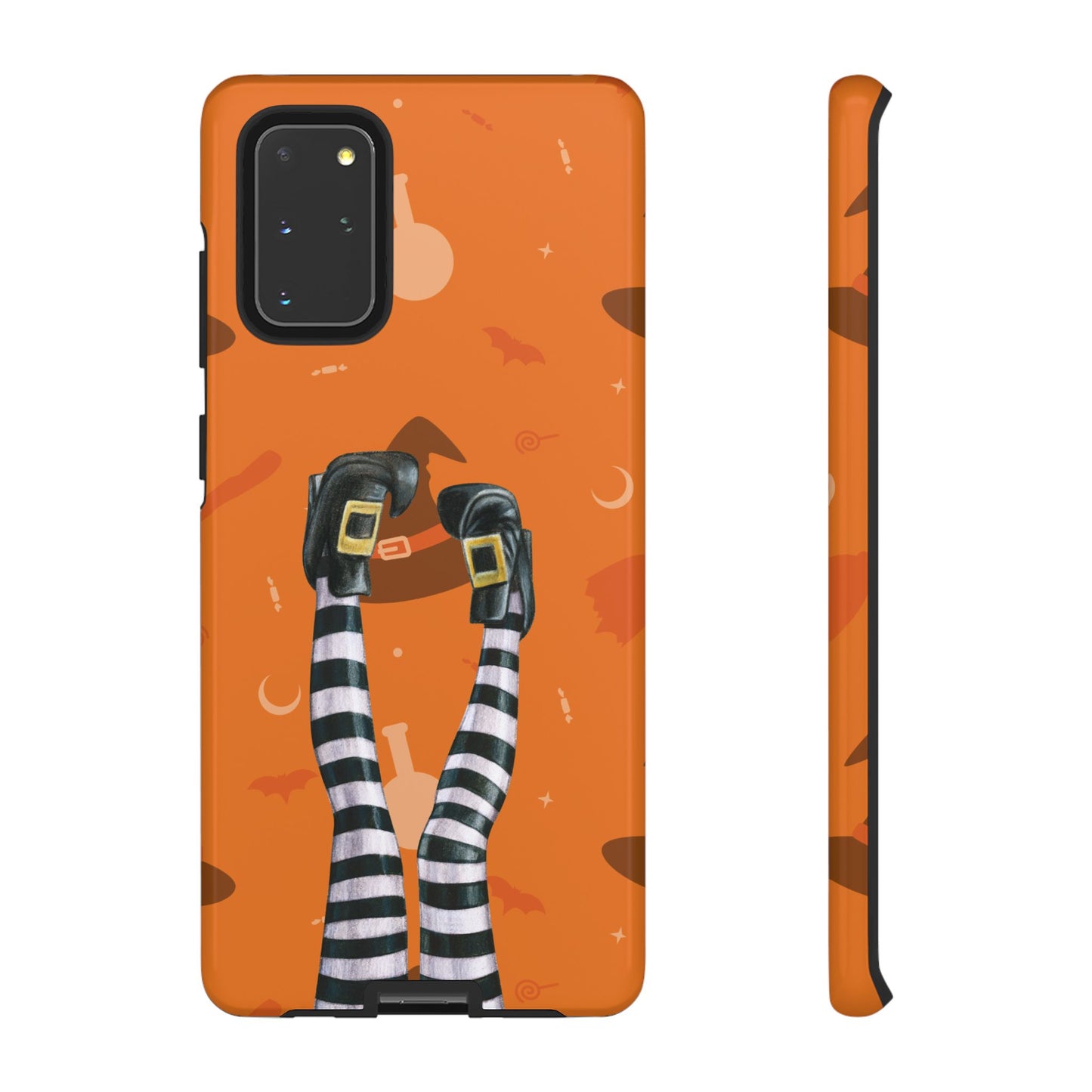 Halloween Phone Case, Spooky Design, Witch Legs for Samsung
