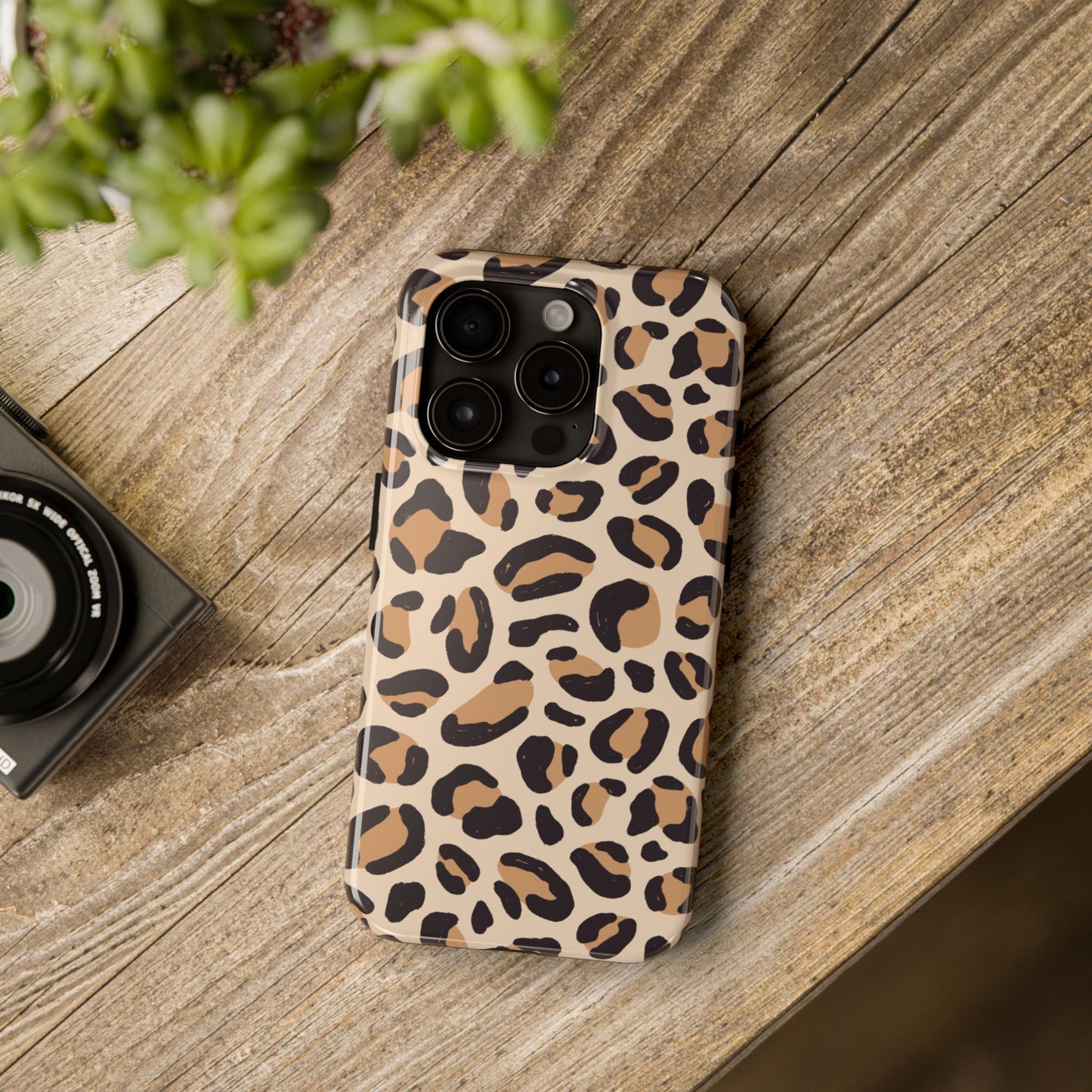 Stylish Leopard Print Tough Phone Cases