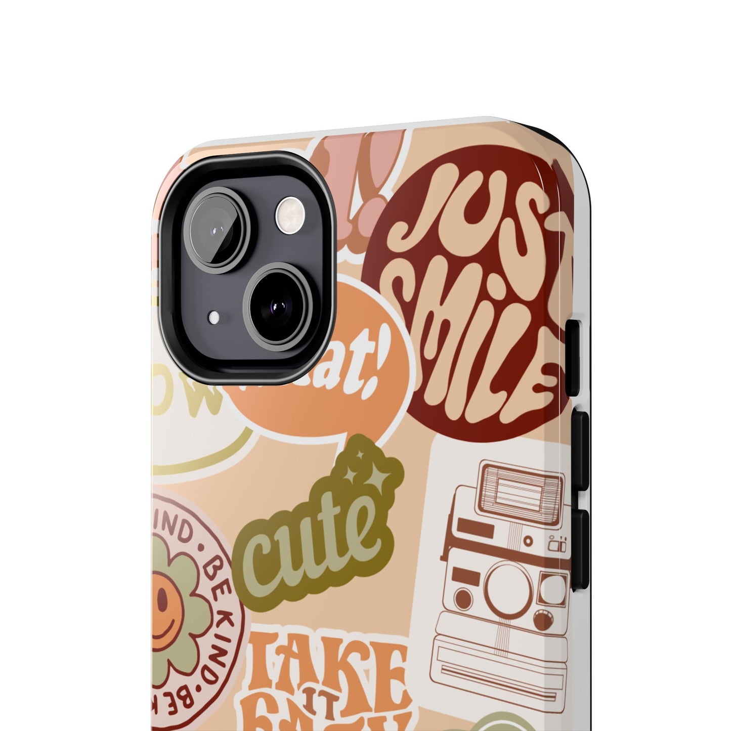 Vibrant, Positive Affirmation Sticker Phone Cases, Cute for Teens, Fun Ideas, Everyday Use