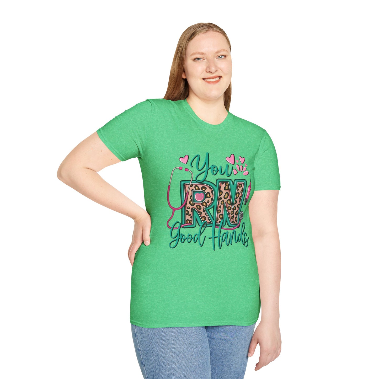 "You RN Good Hands" T-Shirt for Nurses