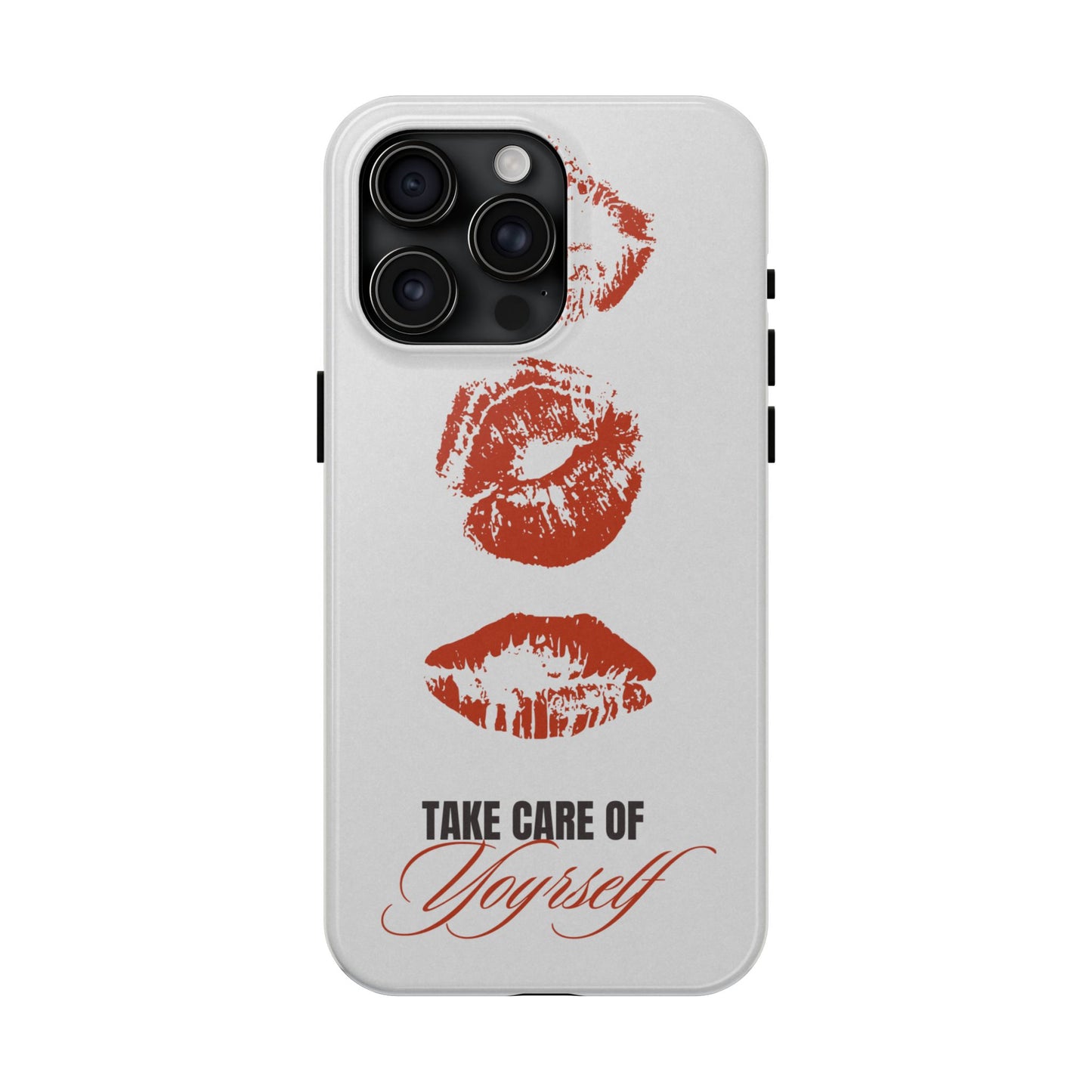 Kiss Print, Chic. Tough Phone Case