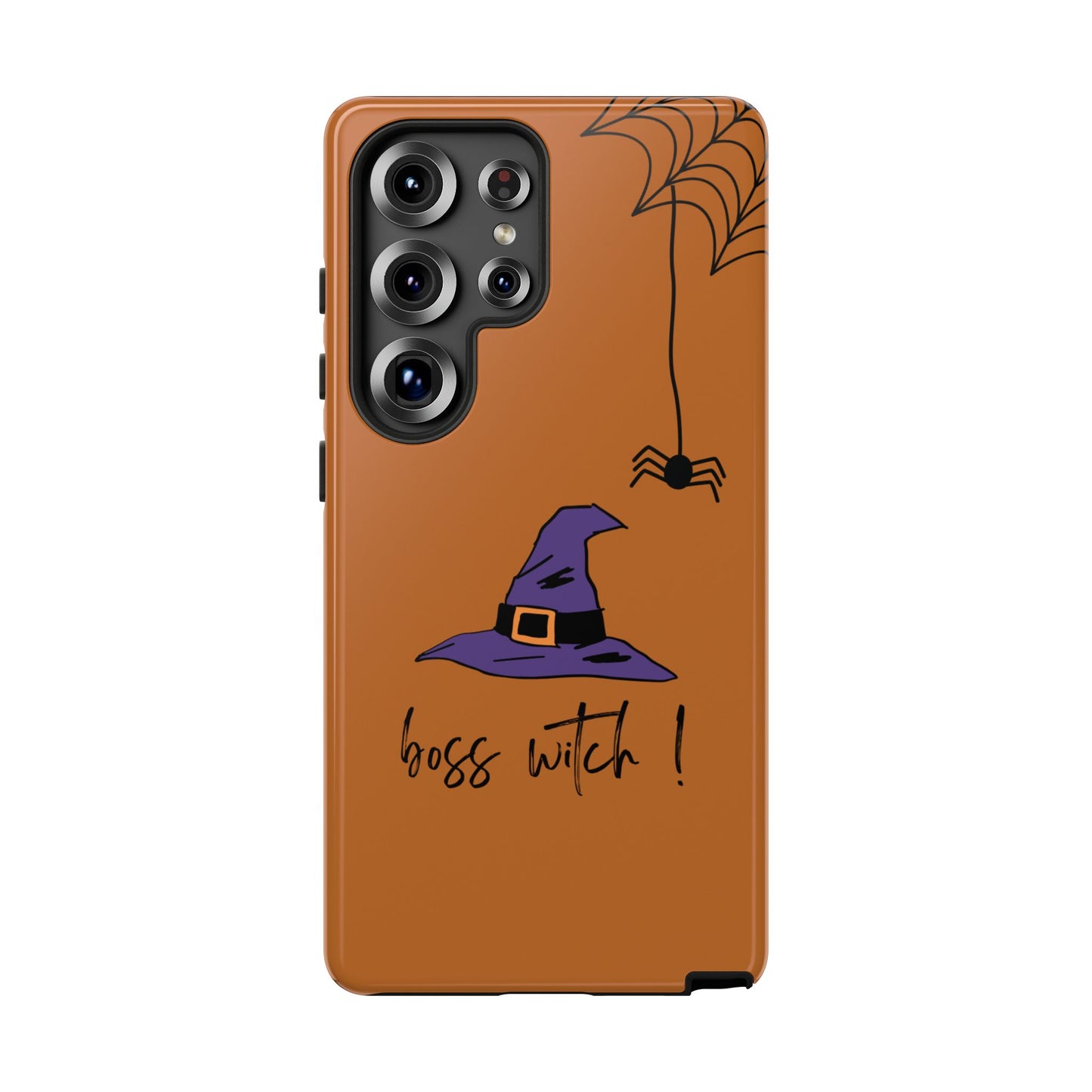 Halloween Phone Case, Boss Witch Phone Cover, Spooky Witch Design, Phone Accessory, Gift for Her, Autumn Decor, Witchy Aesthetic