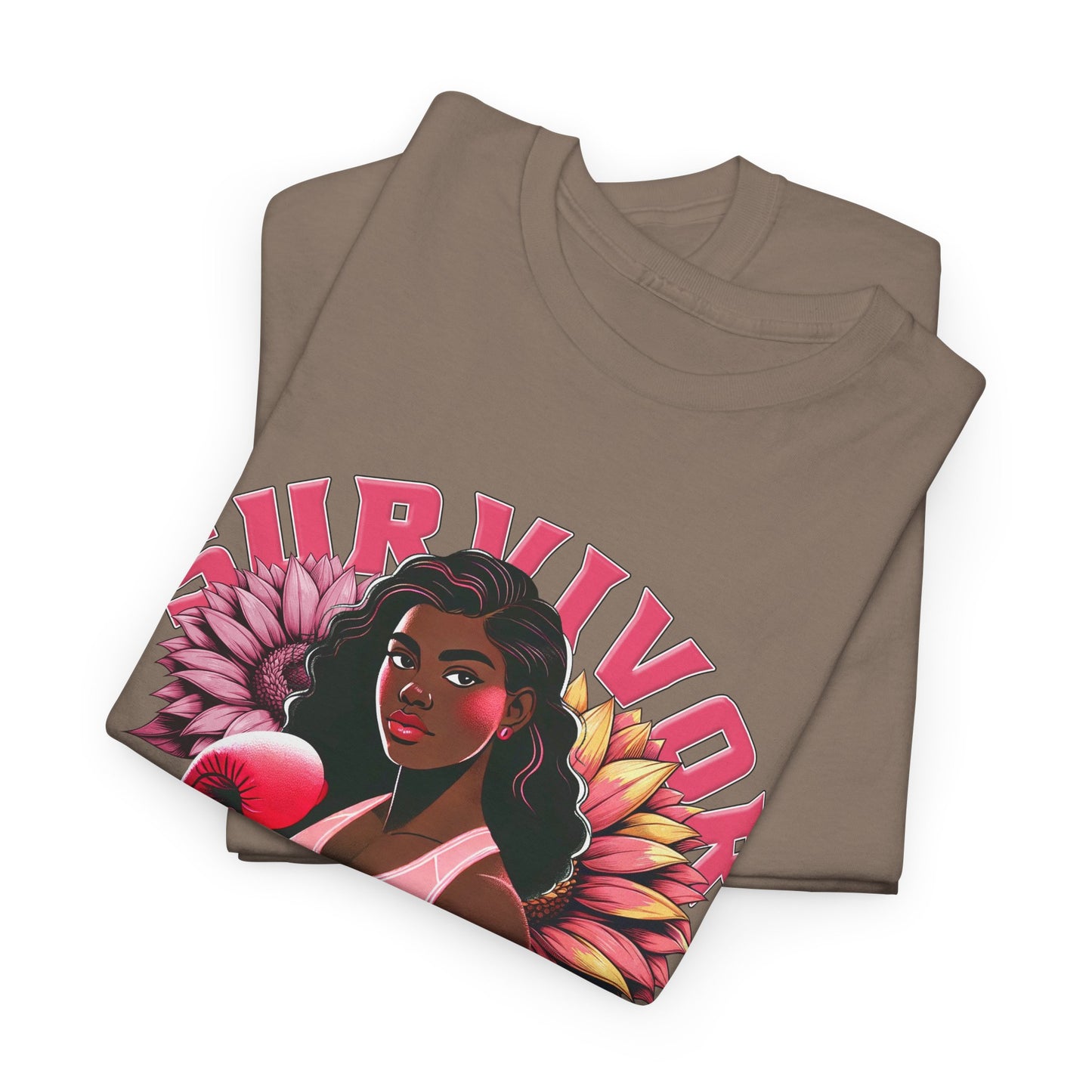 Survivor Vibes Unisex Tee - Empowering Breast Cancer T-Shirt