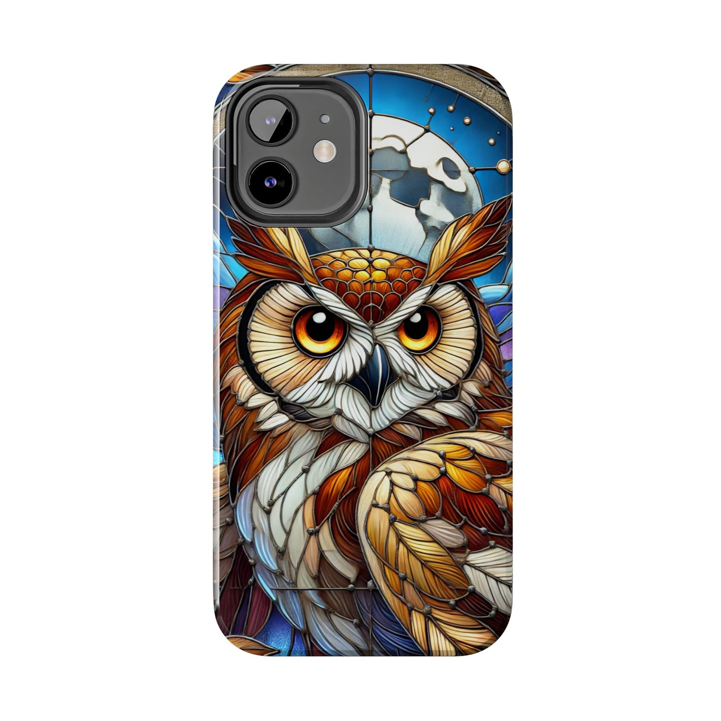 IPhone Case - Owl Stained Glass Design - Durable Protection