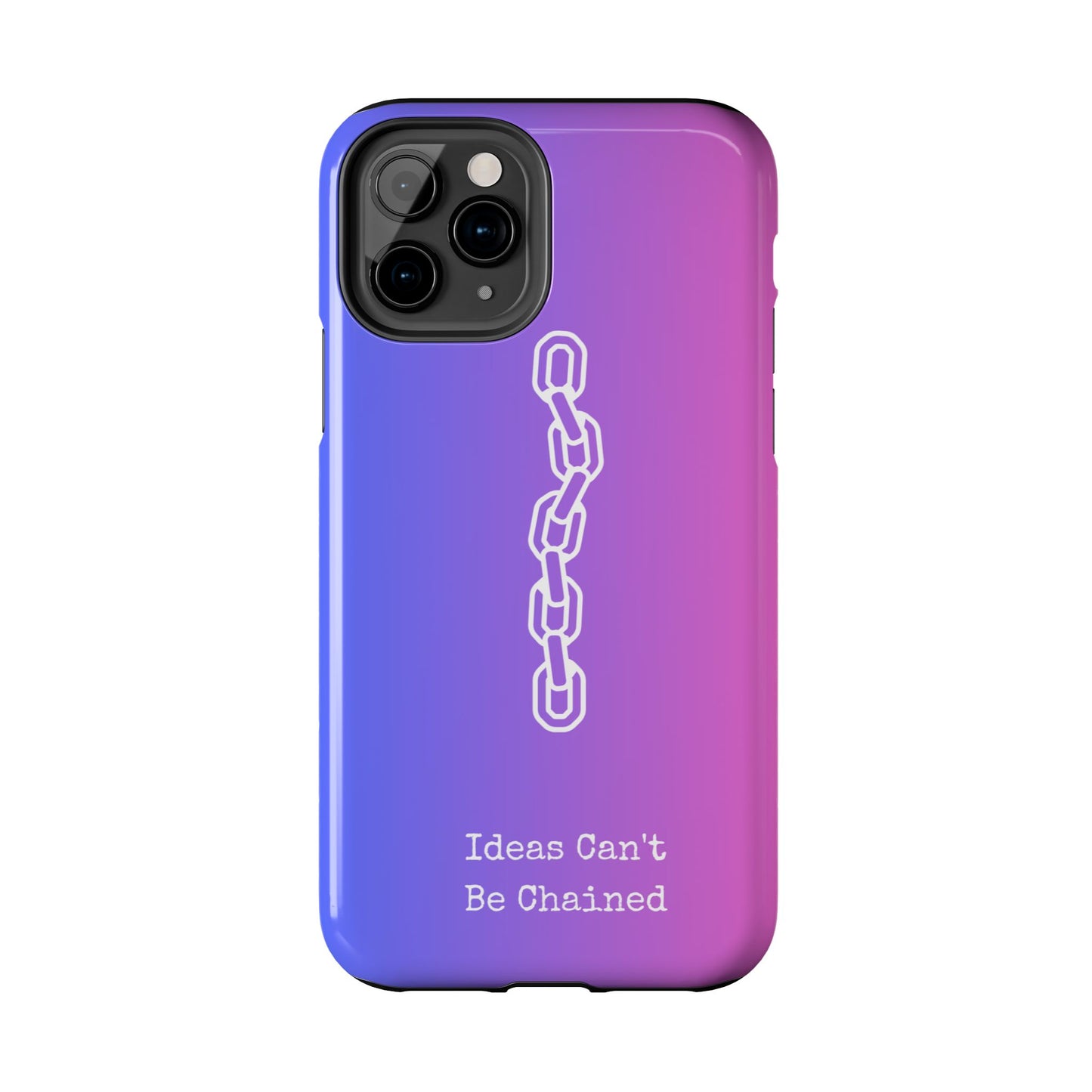 Inspirational, Motivational - Ideas Can't Be Chained Phone Cases