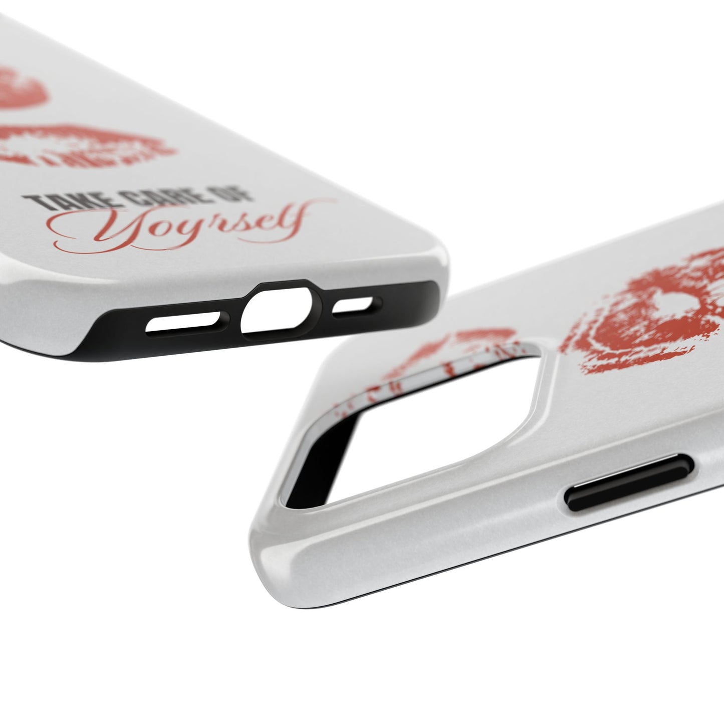 Kiss Print, Chic. Tough Phone Case