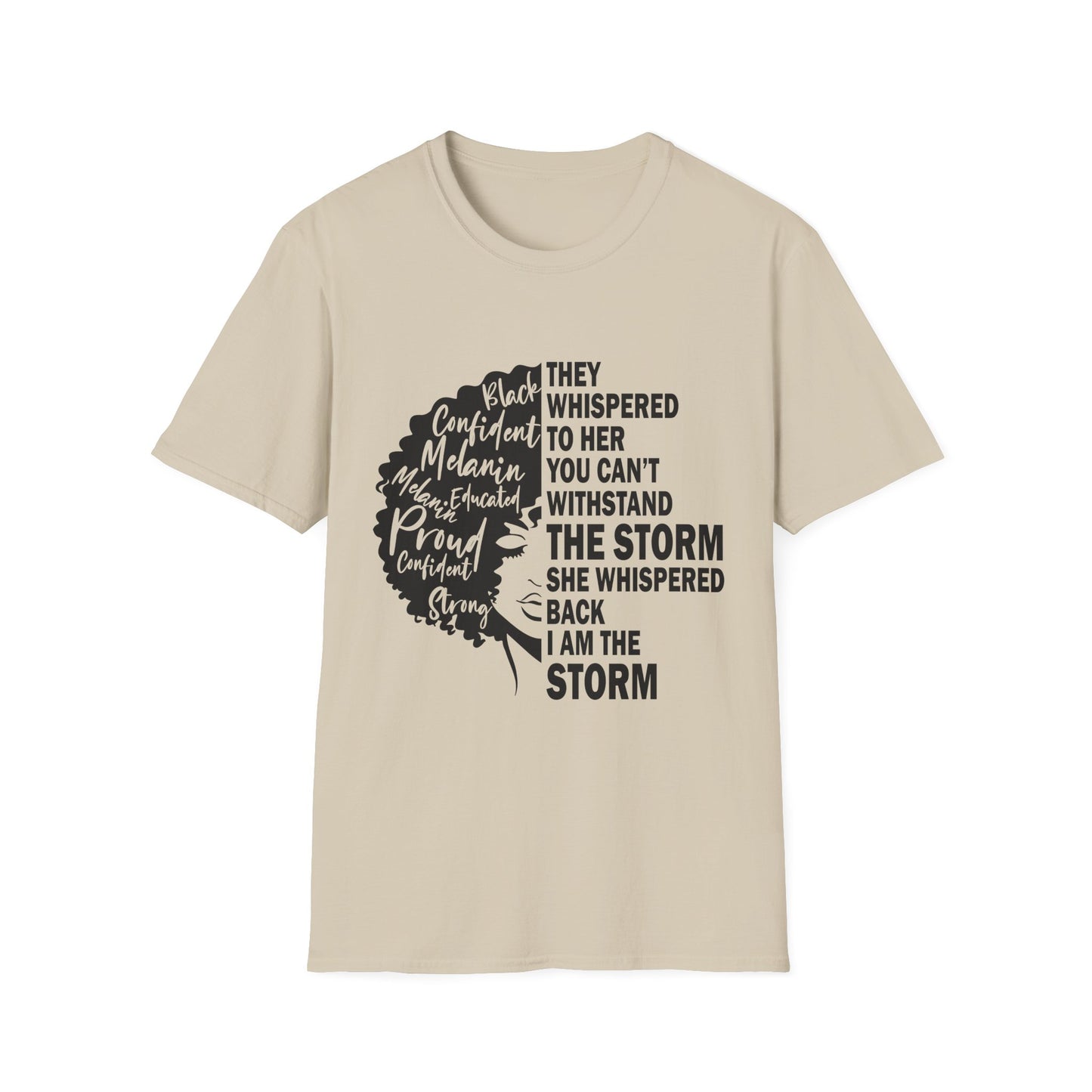 Empowered Black Woman T-Shirt - Inspirational Graphic Tee