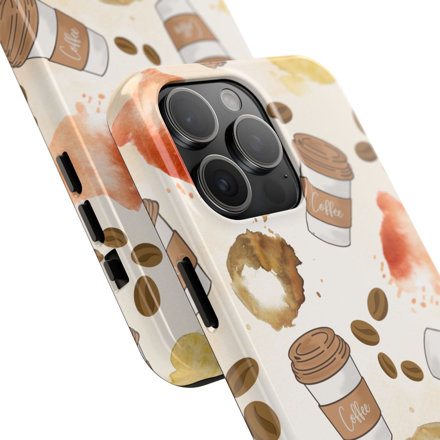 Cute, Trendy, Coffee Lover, Barista Tough Phone Cases for Iphone