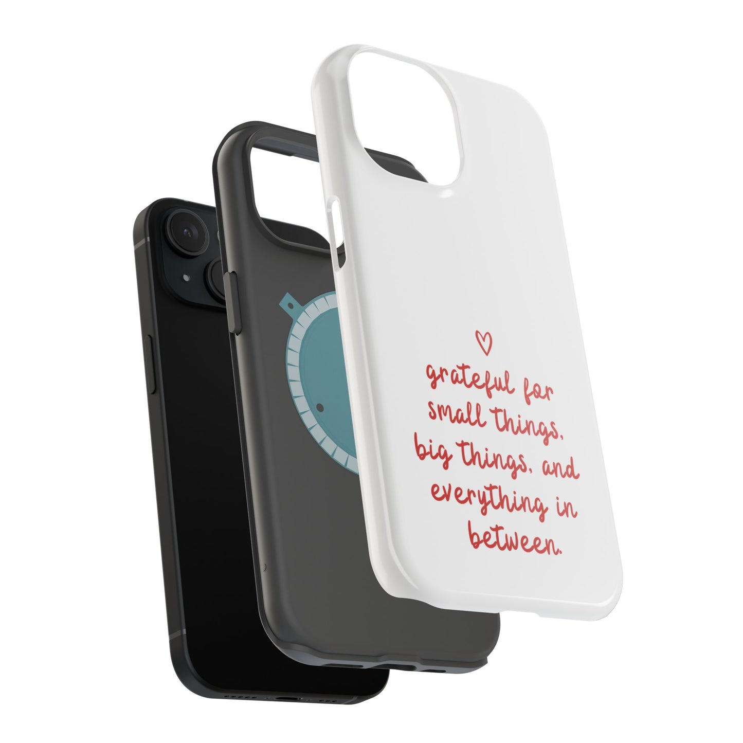 Grateful Small Things Magnetic Phone Case, Inspirational Phone Cover, Unique Gift, Everyday Reminder, Custom Tough Cases, Phone Protection