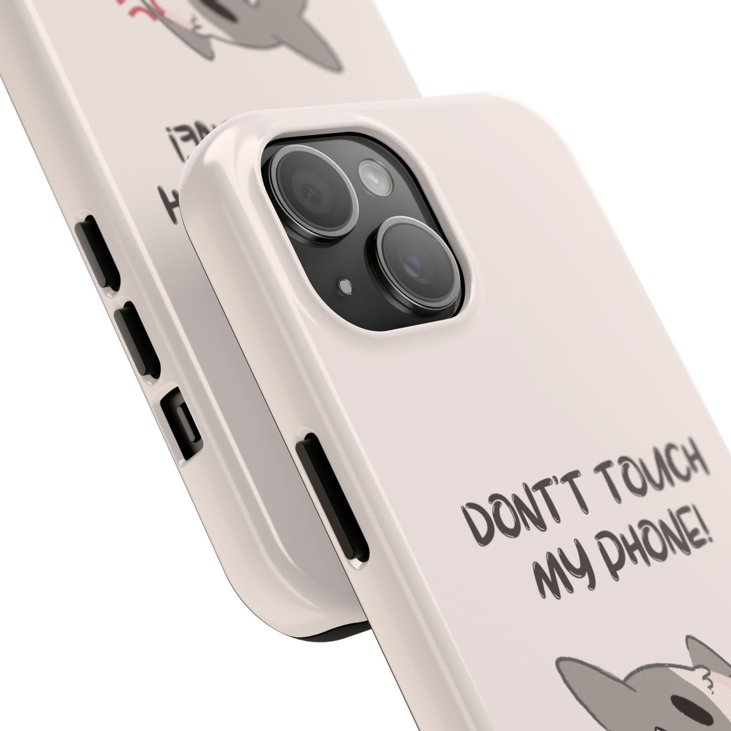 Funny Cat - Don't Touch My Phone! Tough Phone Case