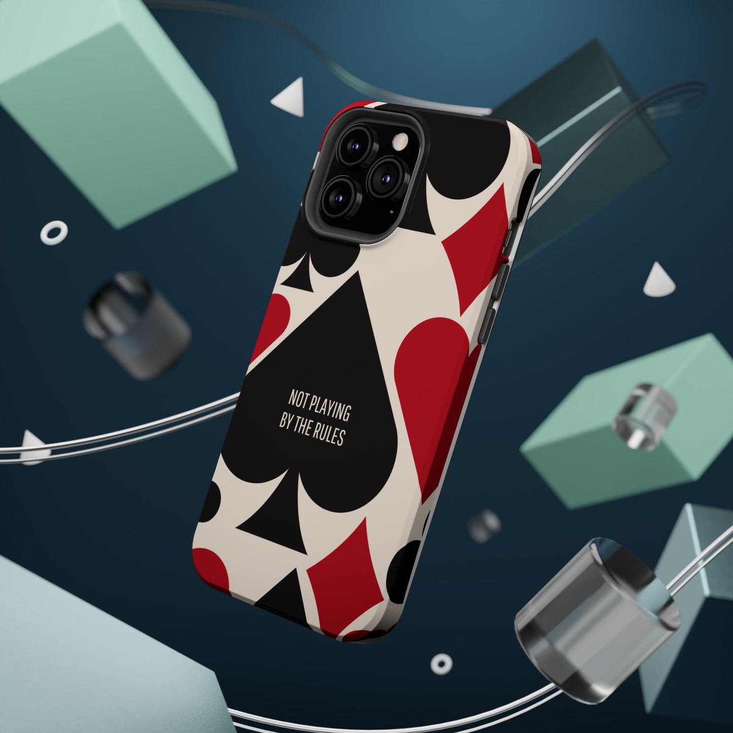 Bold Playing Card Tough Phone Case - Not Playing by the Rules for Iphone