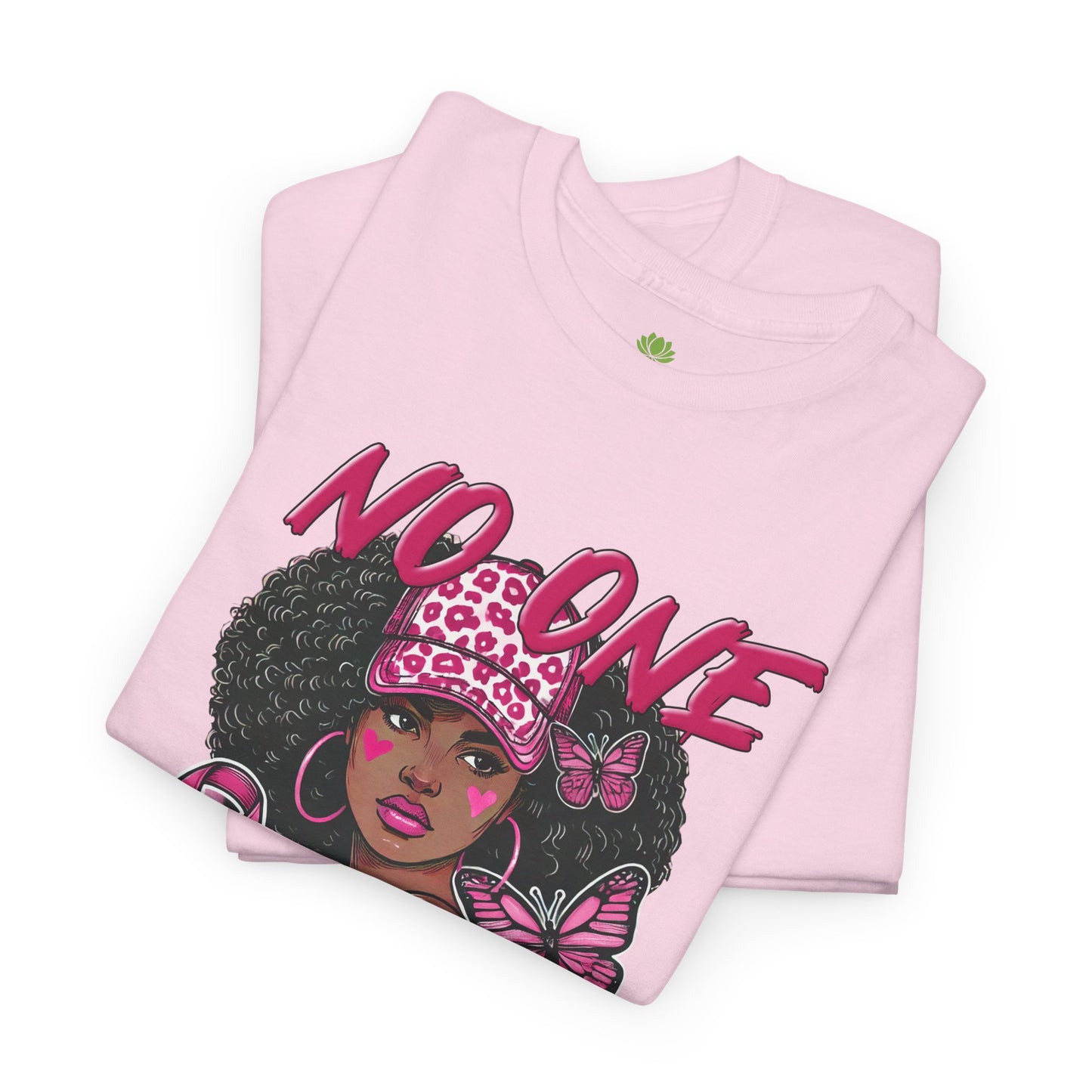 Empowerment Unisex Heavy Cotton Tee - "No One Fights Alone"