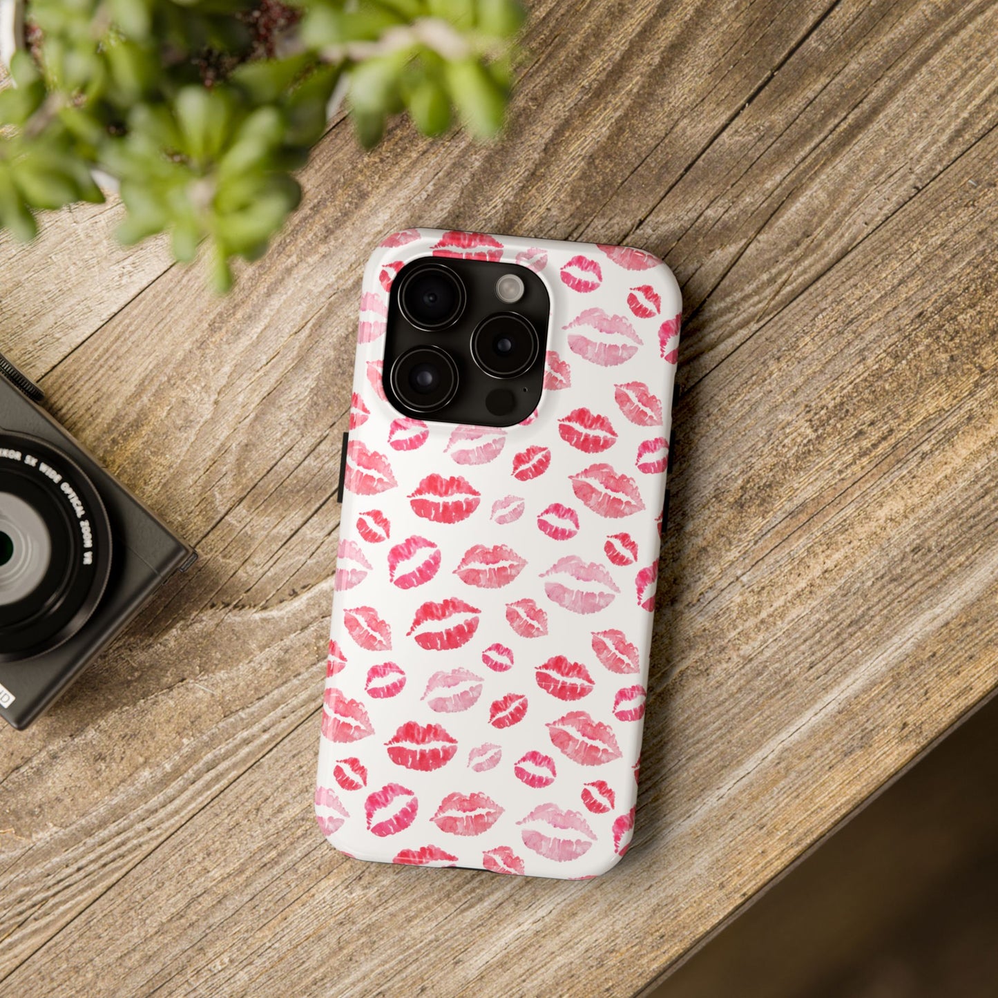 Kiss Pattern Tough Phone Cases, Cute, Unique for Iphone