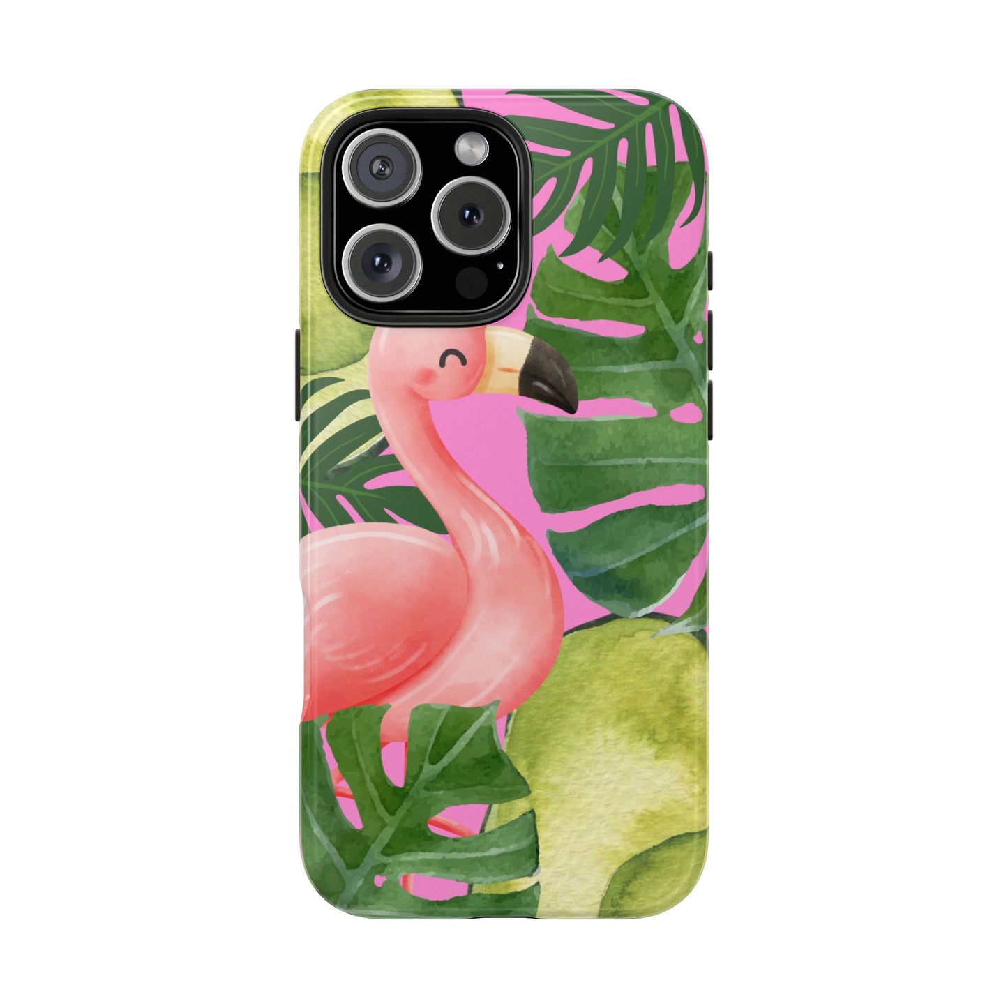 Tropical Flamingo, Cute, Summer Vibes Tough Phone Case