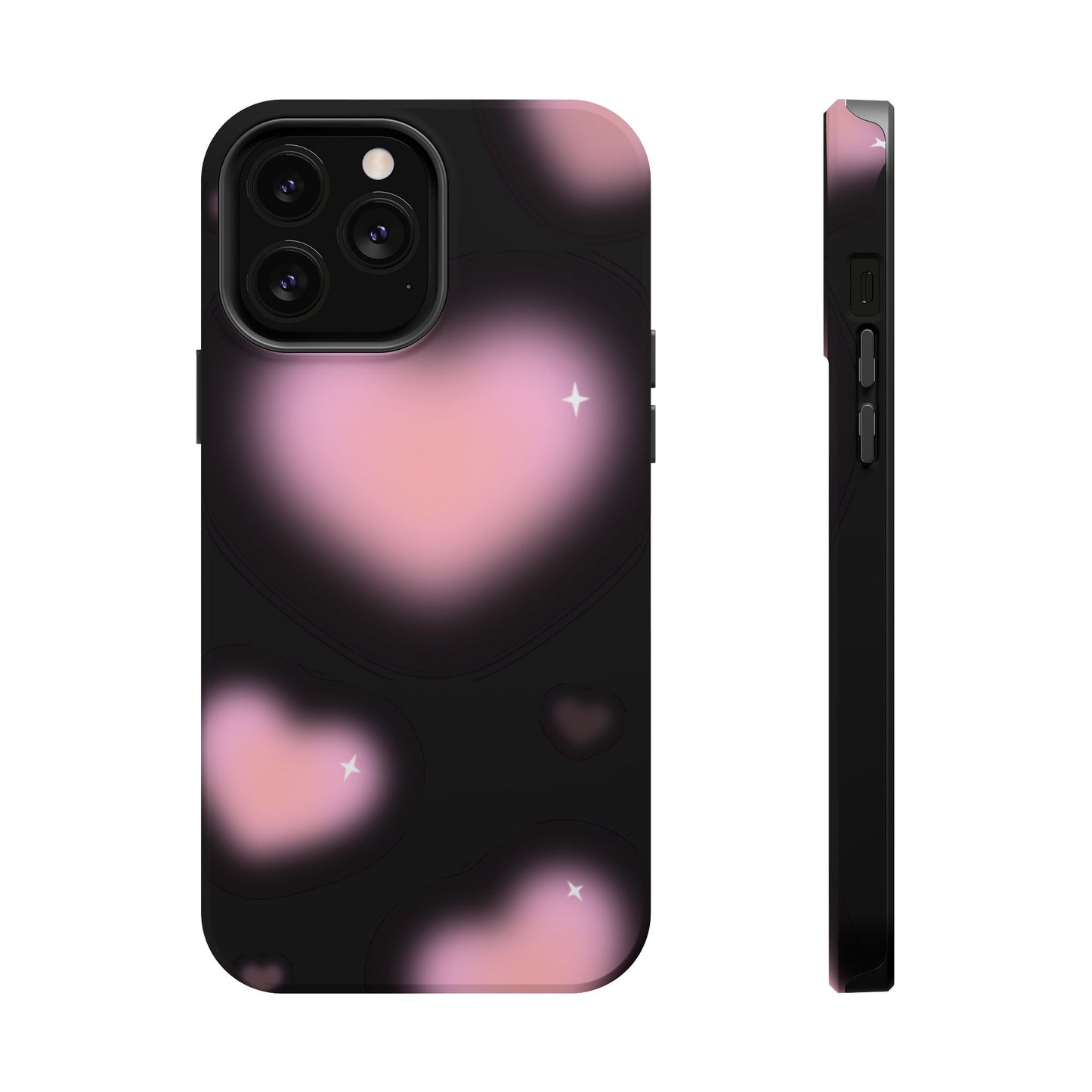 Romantic Pink Heart Pattern MAGNETIC Phone Case