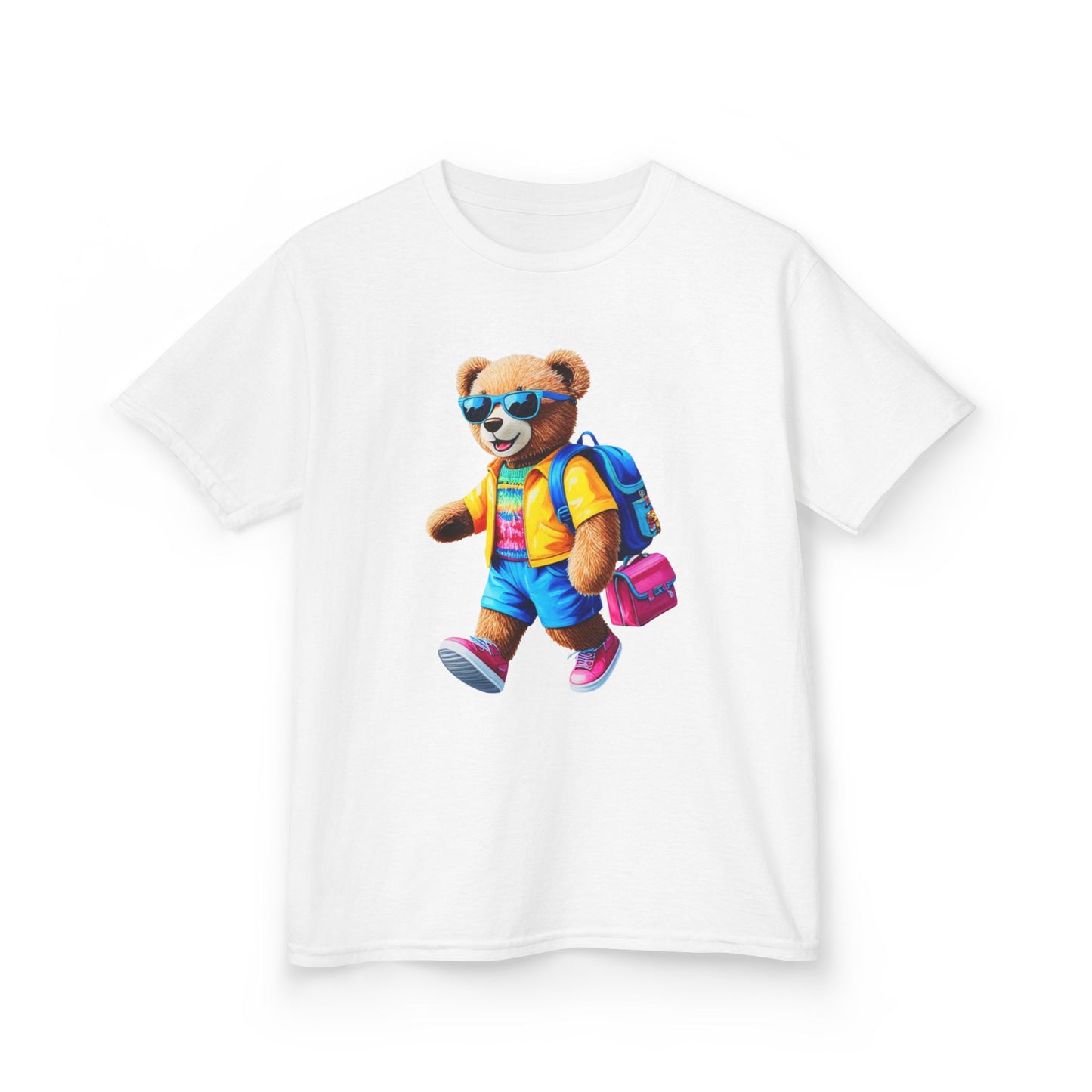 Cool Bear Kids Tee, Kids Cotton T-shirt, Cute Animal Shirt, Back to School Tee, Fun Bear Graphic Tee