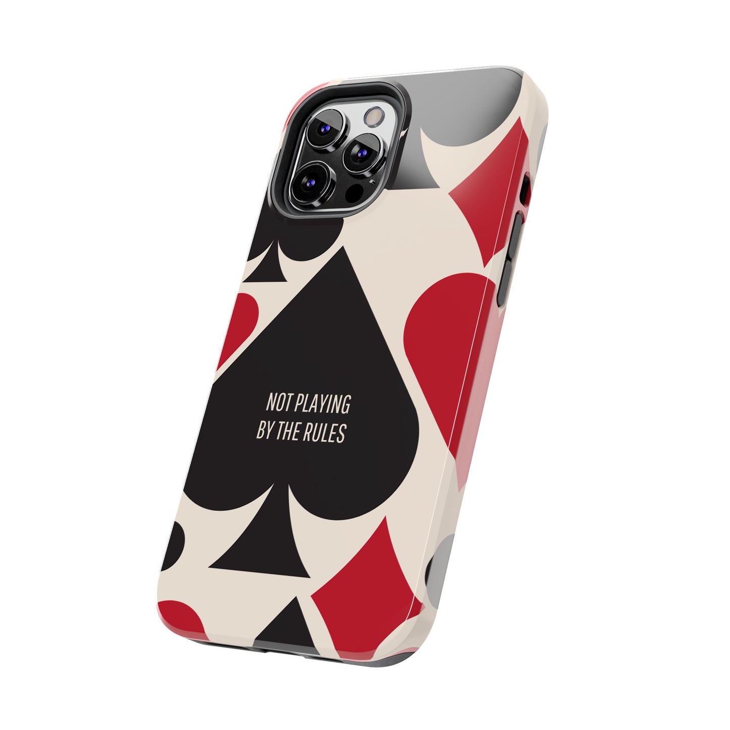 Bold Playing Card Tough Phone Case - Not Playing by the Rules