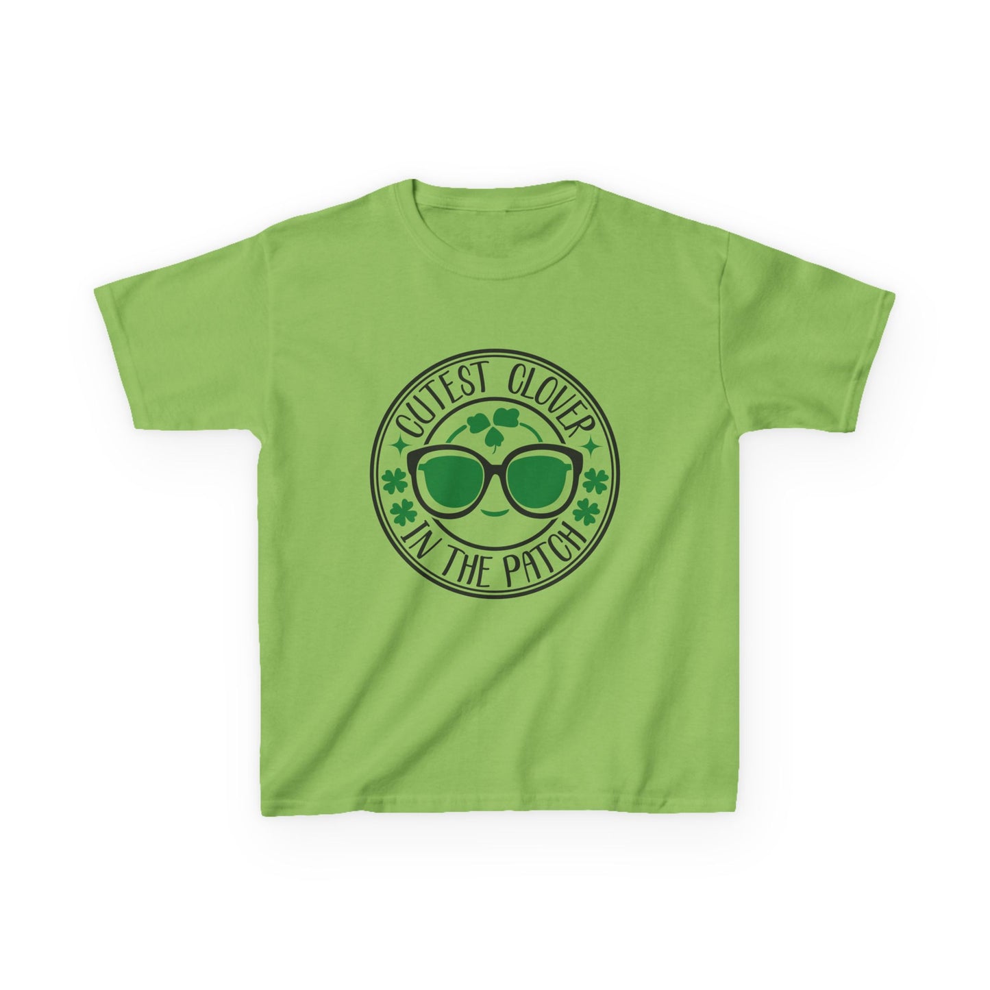 Cute Clover Kids Tee - "Cutest Clover in the Patch" St. Patrick's Day Shirt
