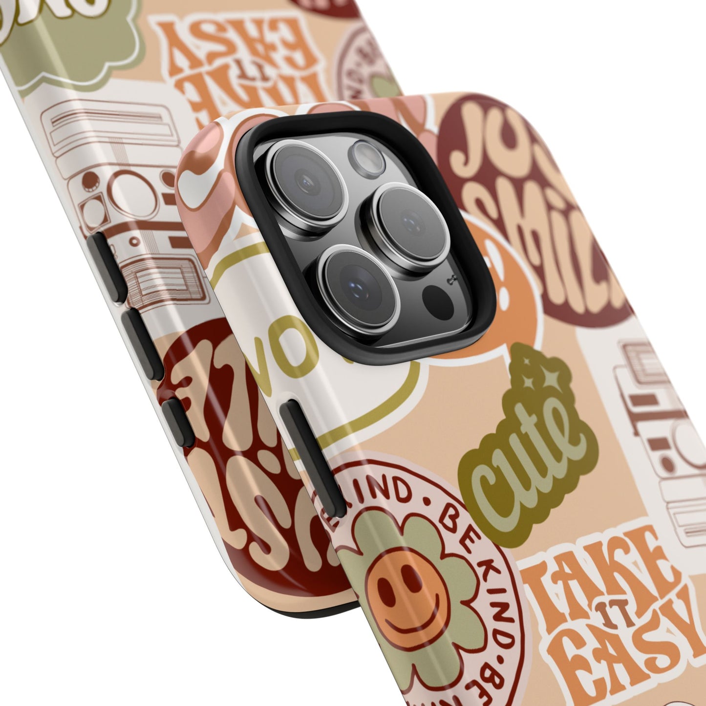 Vibrant, Positive Affirmation Sticker Phone Cases, Cute for Teens, Fun Ideas, Everyday Use