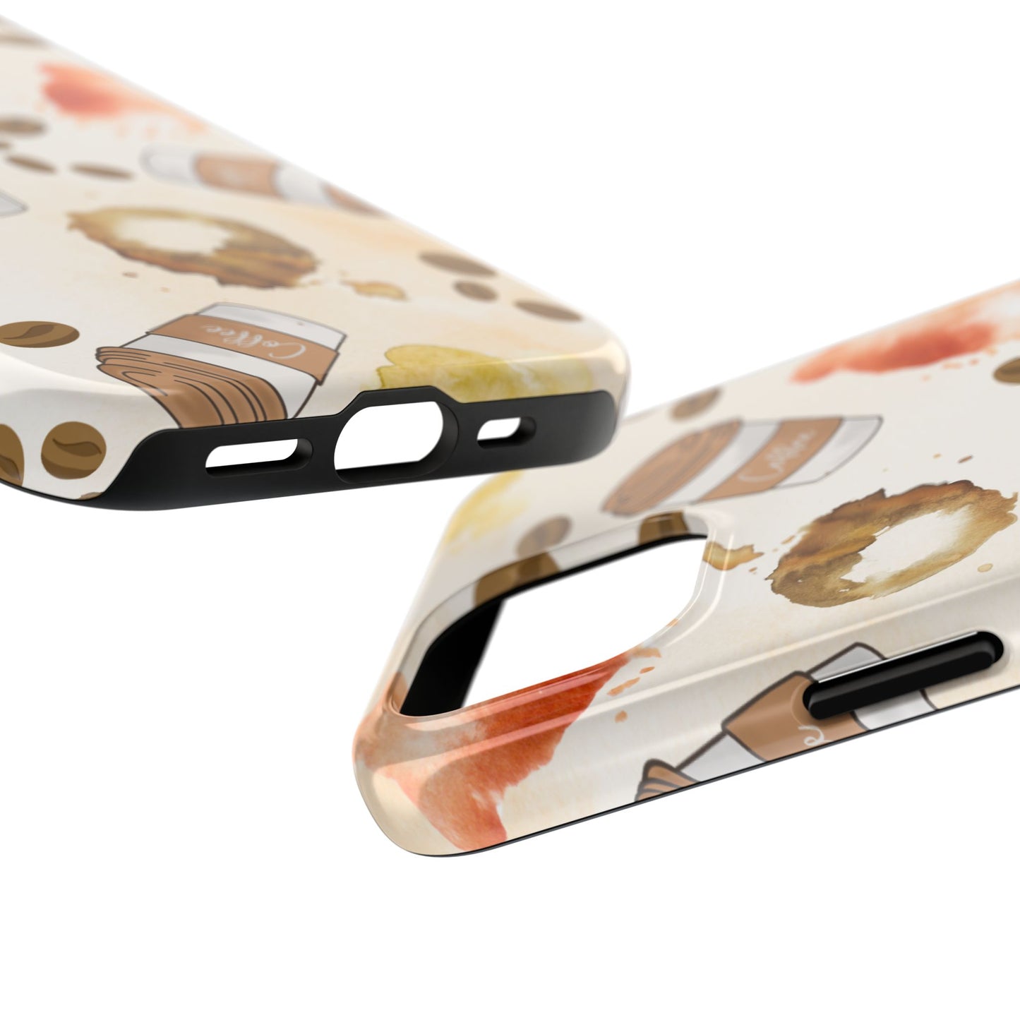 Cute, Trendy, Coffee Lover, Barista Tough Phone Cases for Iphone