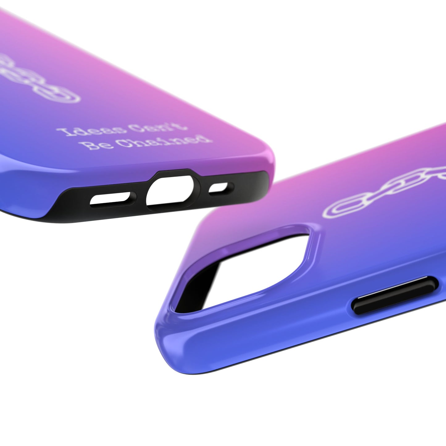 Inspirational, Motivational - Ideas Can't Be Chained Phone Cases