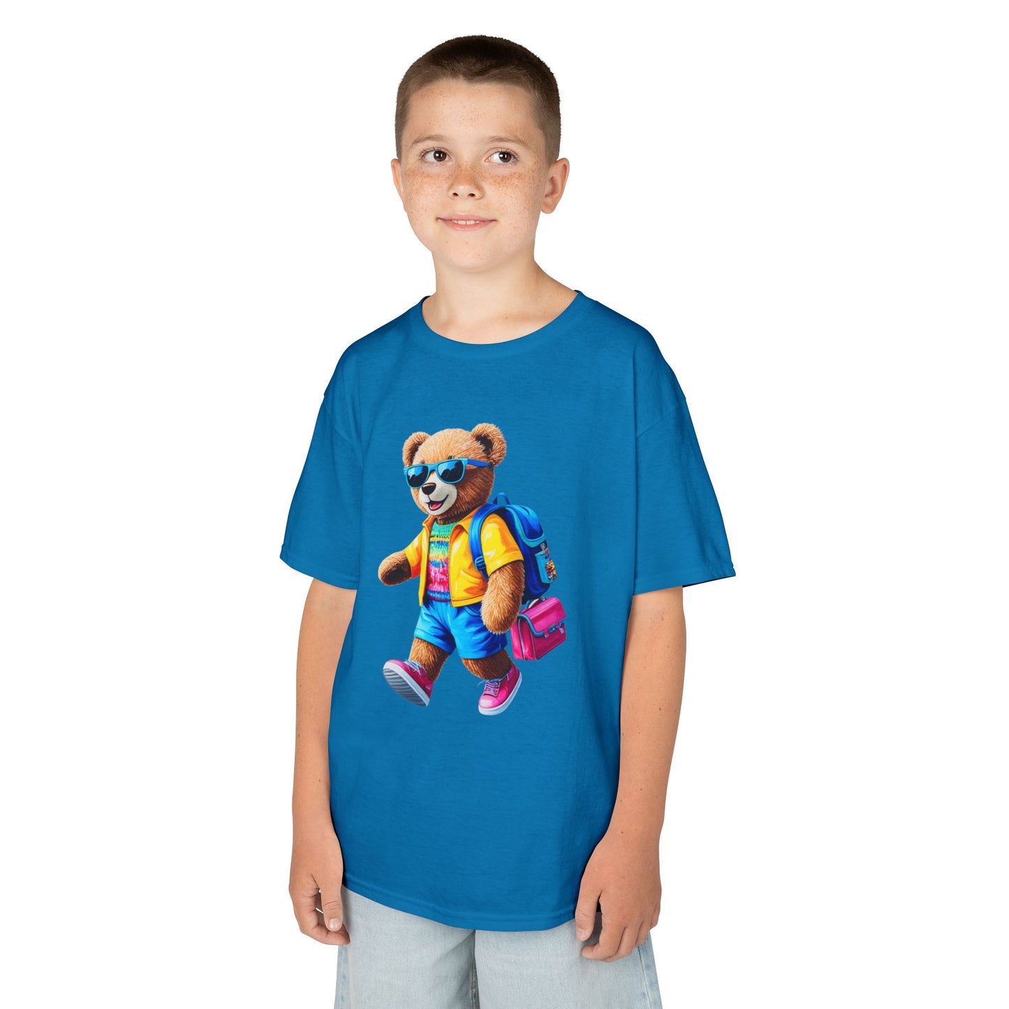 Cool Bear Kids Tee, Kids Cotton T-shirt, Cute Animal Shirt, Back to School Tee, Fun Bear Graphic Tee