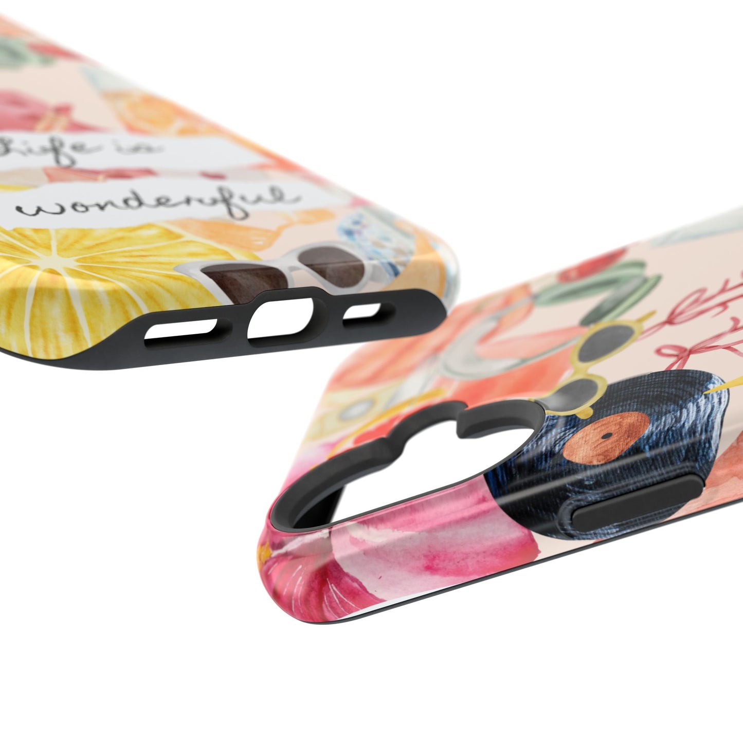 Life is Wonderful, Stylish Phone Cover, Cute Phone Accessory, Gift for Her, Summer Vibe Phone Case