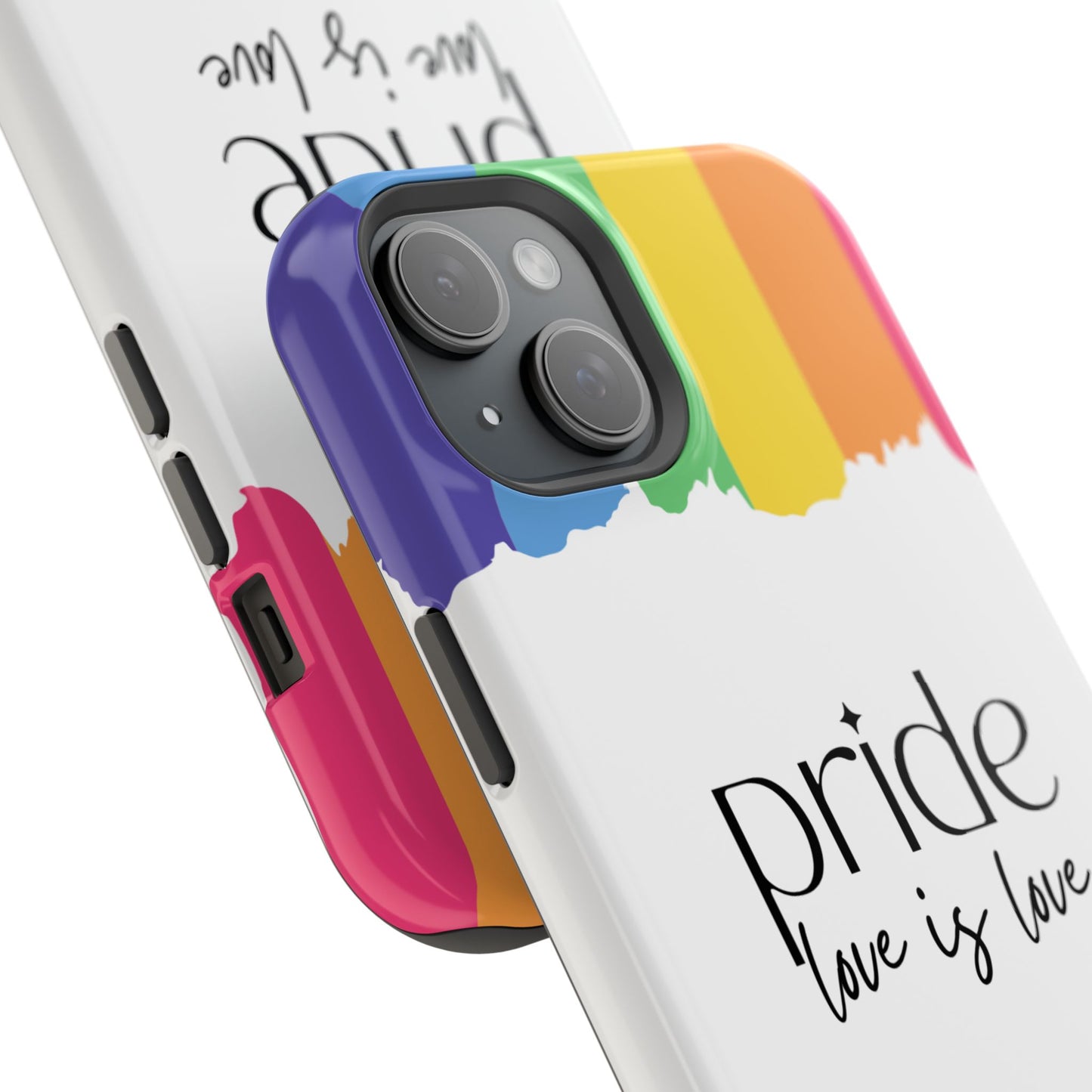 Pride - Love is Love, LGBTQ+, Rainbow Tough Phone Case