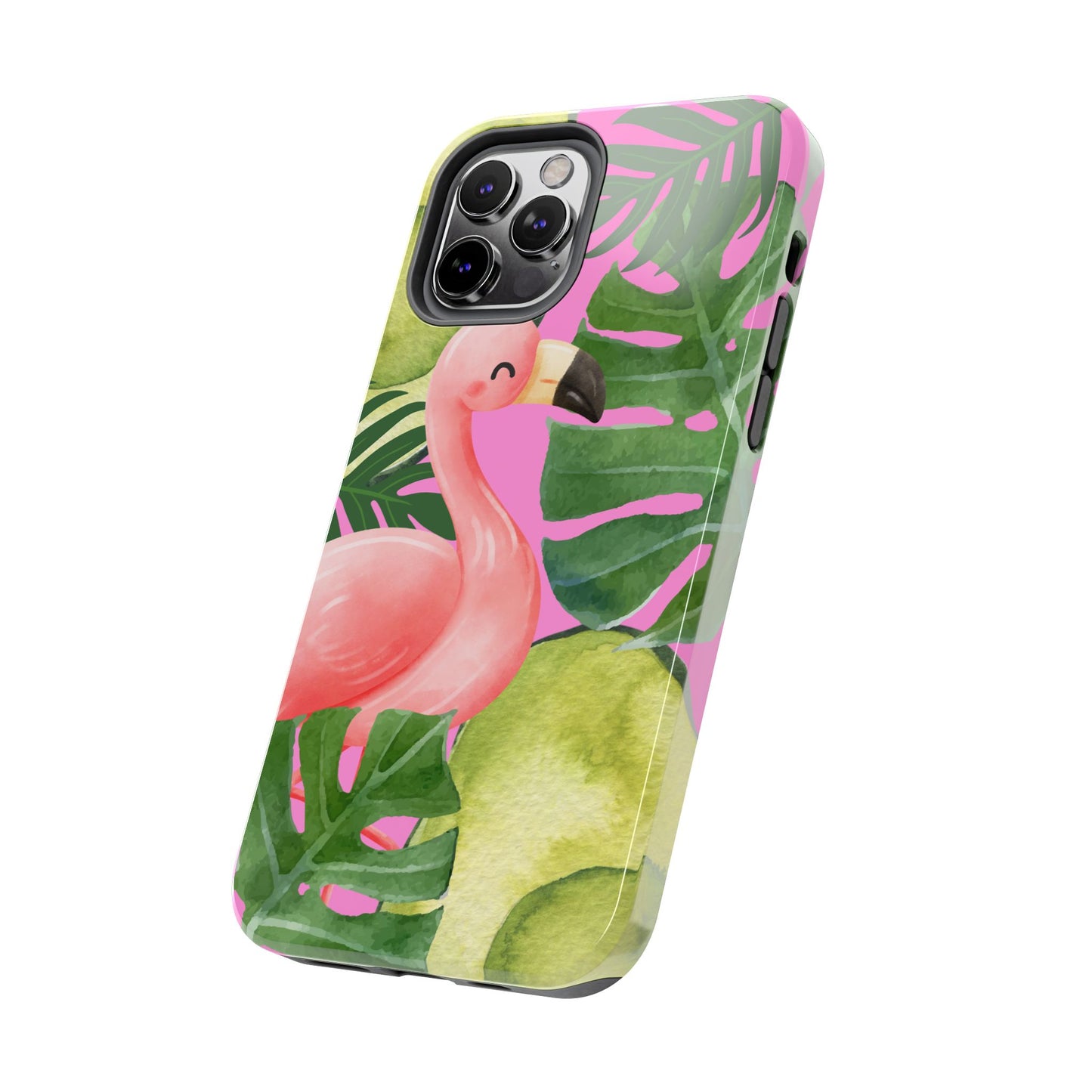 Tropical Flamingo, Cute, Summer Vibes Tough Phone Case