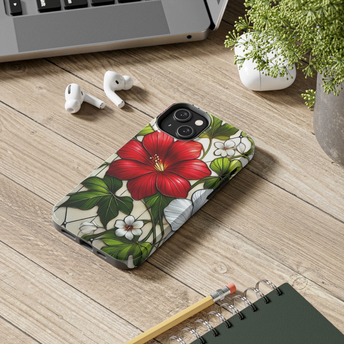 Tough Phone Case with Vibrant Floral Design - Perfect Gift for Nature Lovers