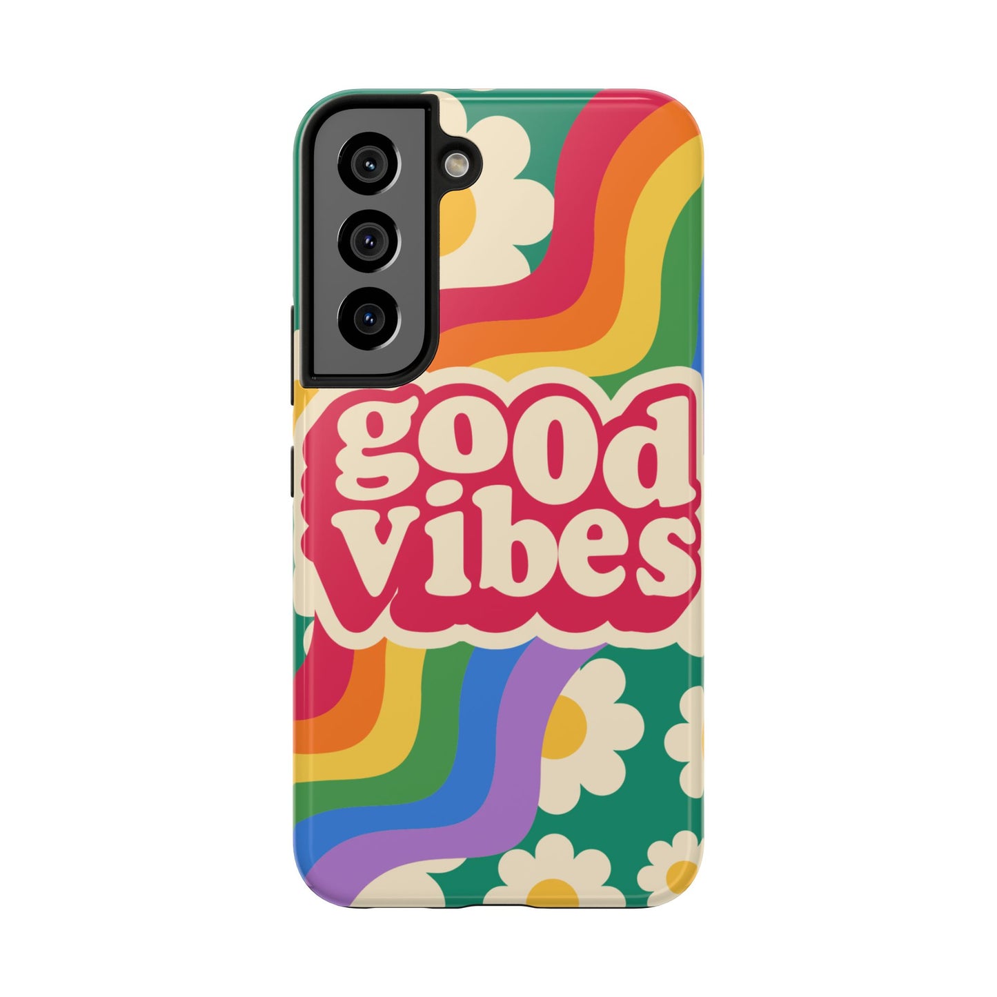 Good Vibes Tough Phone Cases, Colorful, Cheerful Phone Protection, Gifts for Friends