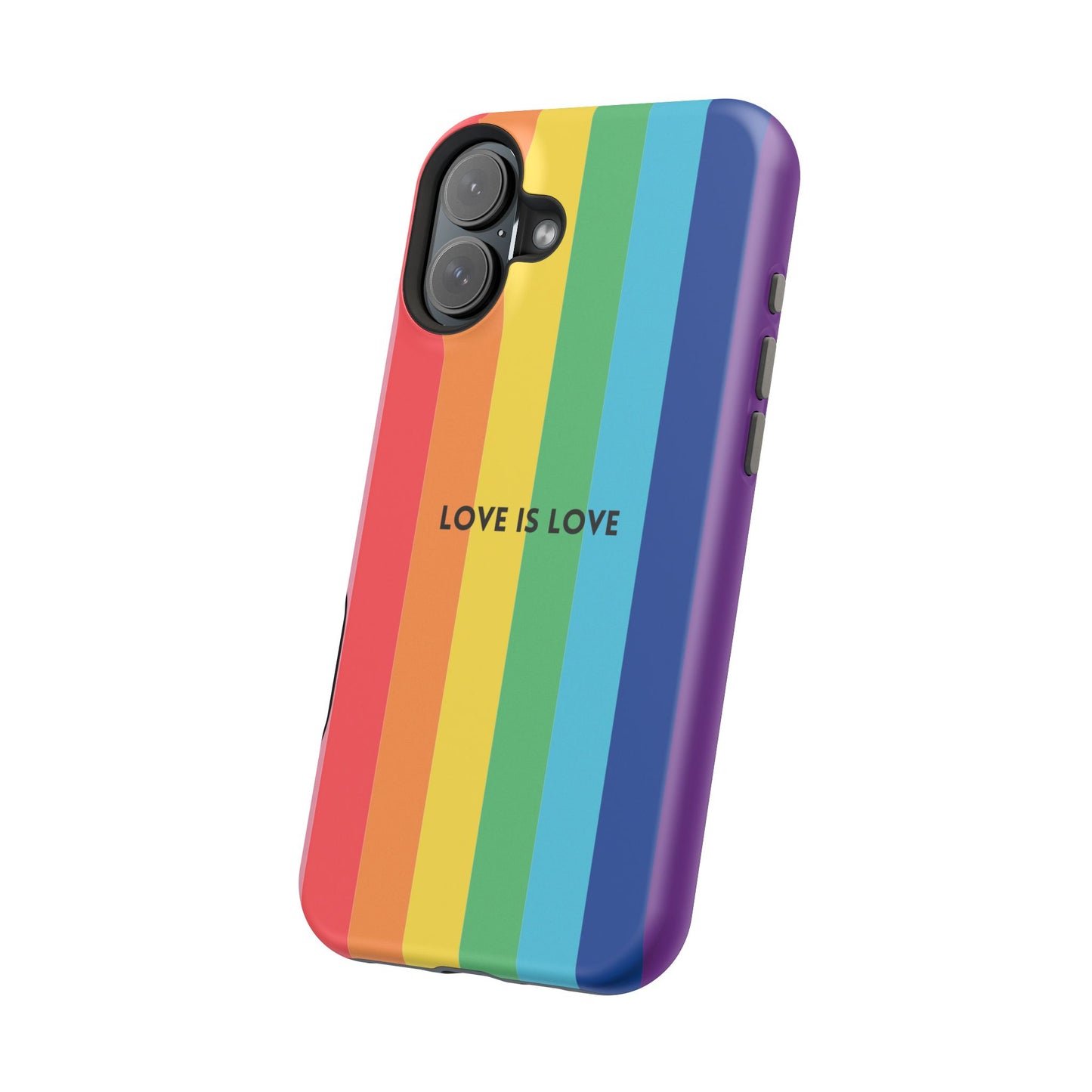 lOVE IS LOVE- Rainbow, LGBTQ+ Pride MAGNETIC Phone Case