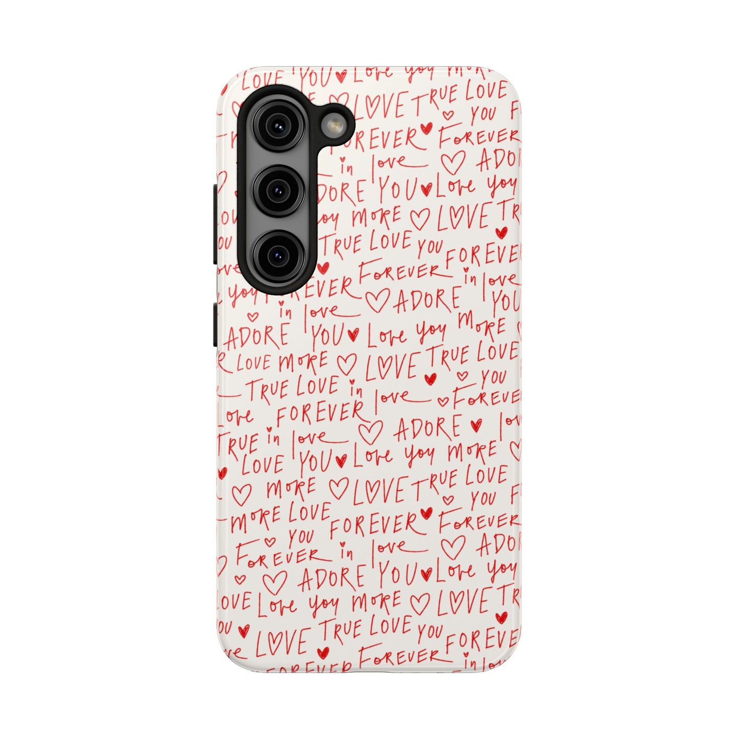 Love Hearts Tough Case for iPhone, Cute Heart Design, Adore You Case, True Love Protection