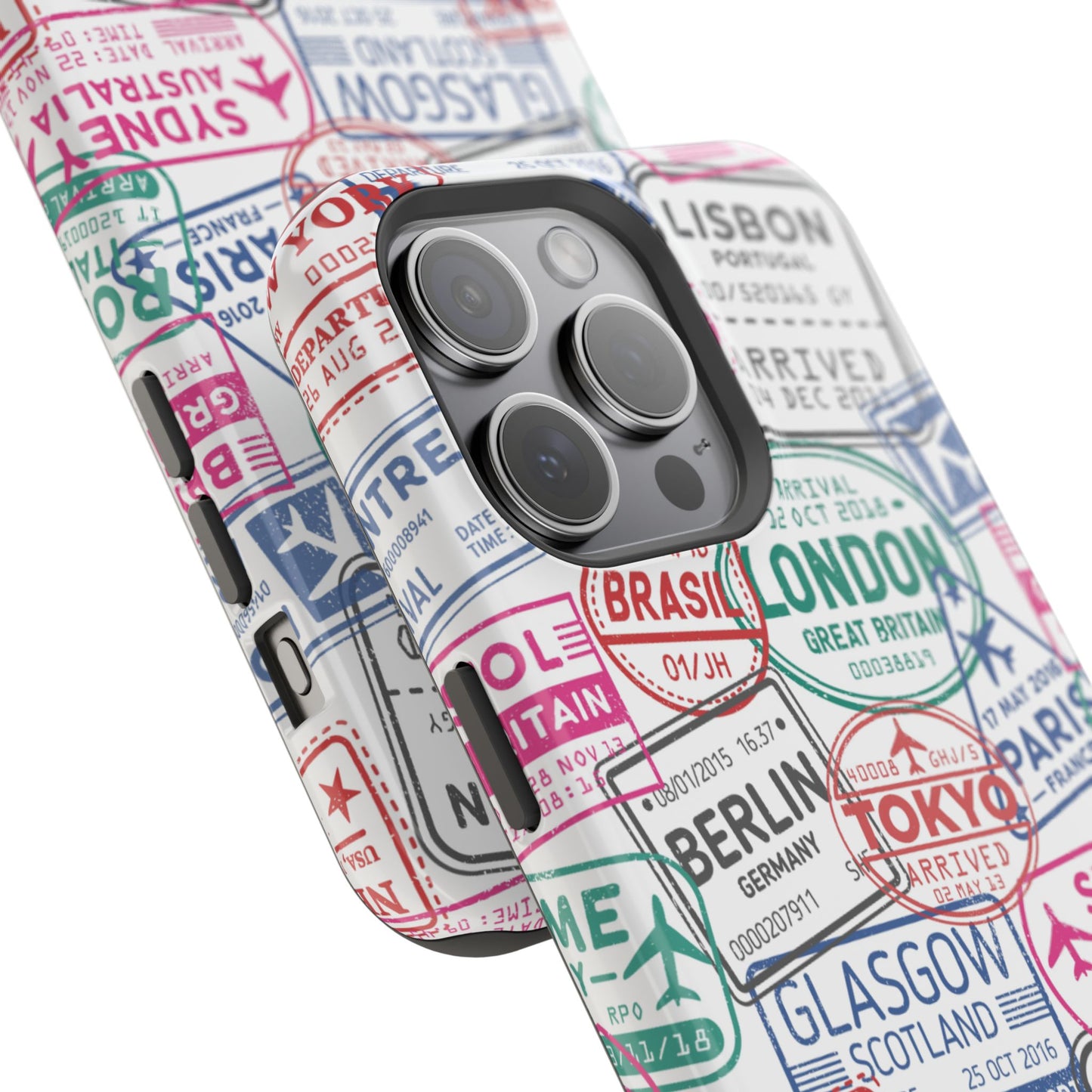 Travel-Inspired, Passport, Travelers, Adventure Stamp, Unique MAGNETIC Phone Case