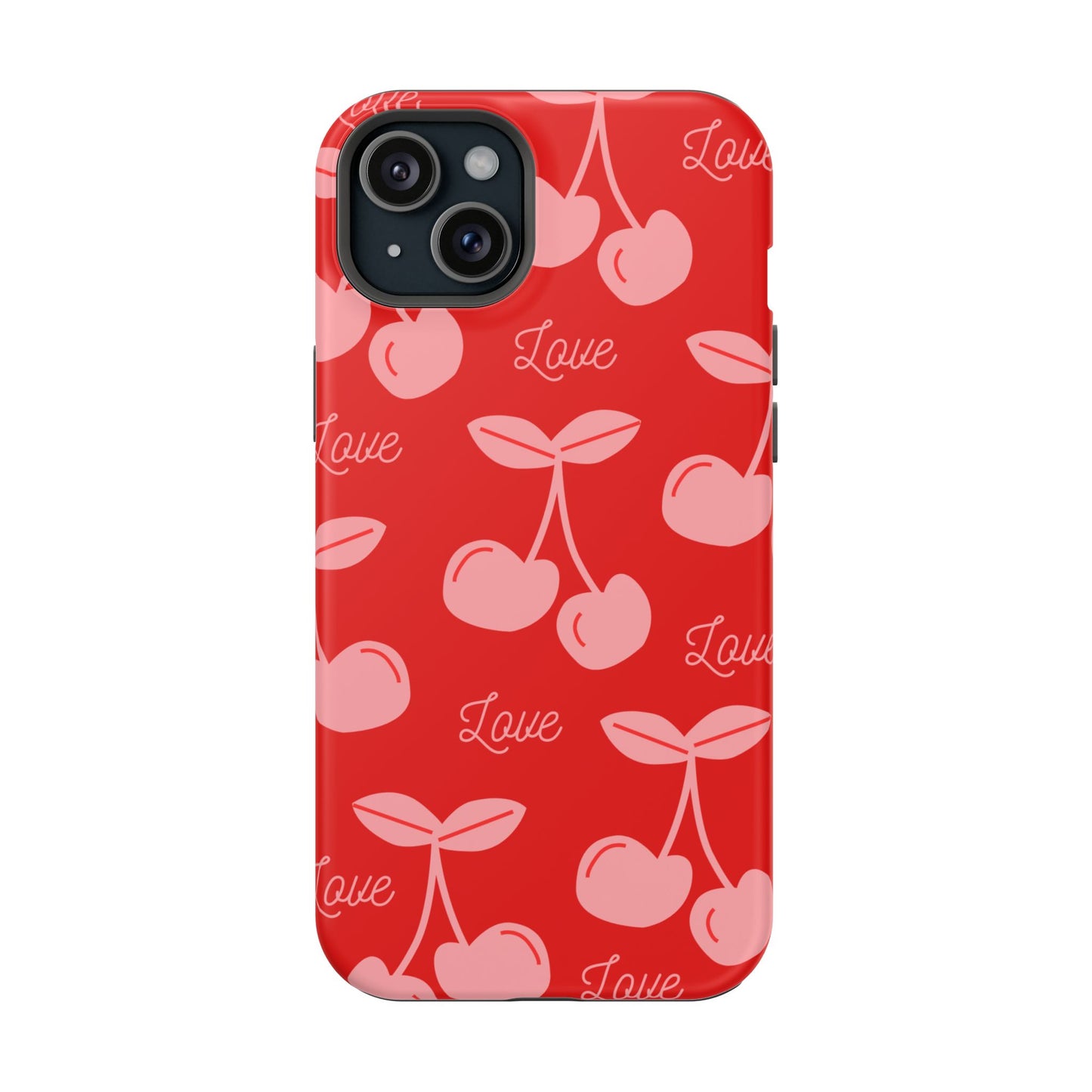 Cherry Love MAGNETIC Tough Cases, Cute Protection, Gift for Her, Valentine's Day