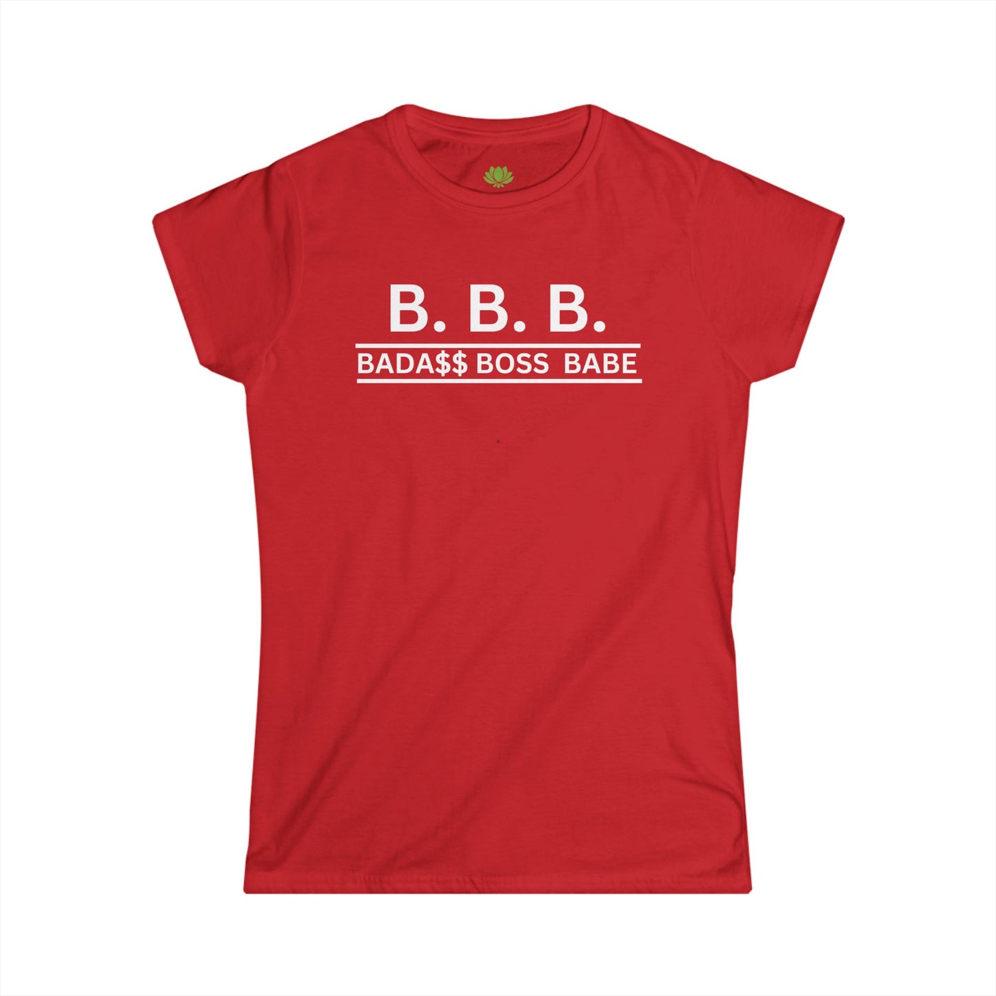 Badass Boss Babe Women's Softstyle Tee - Empowering Graphic Tee
