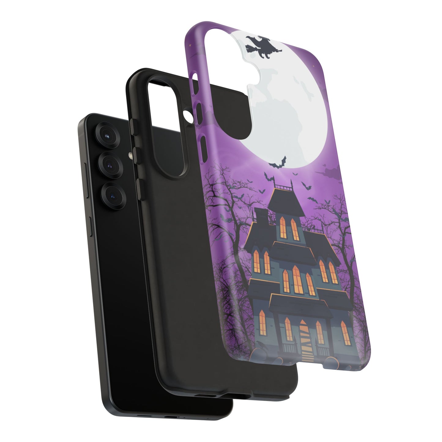 Halloween Haunted, Spooky House, Witchy Vibe Phone Case for Samsung