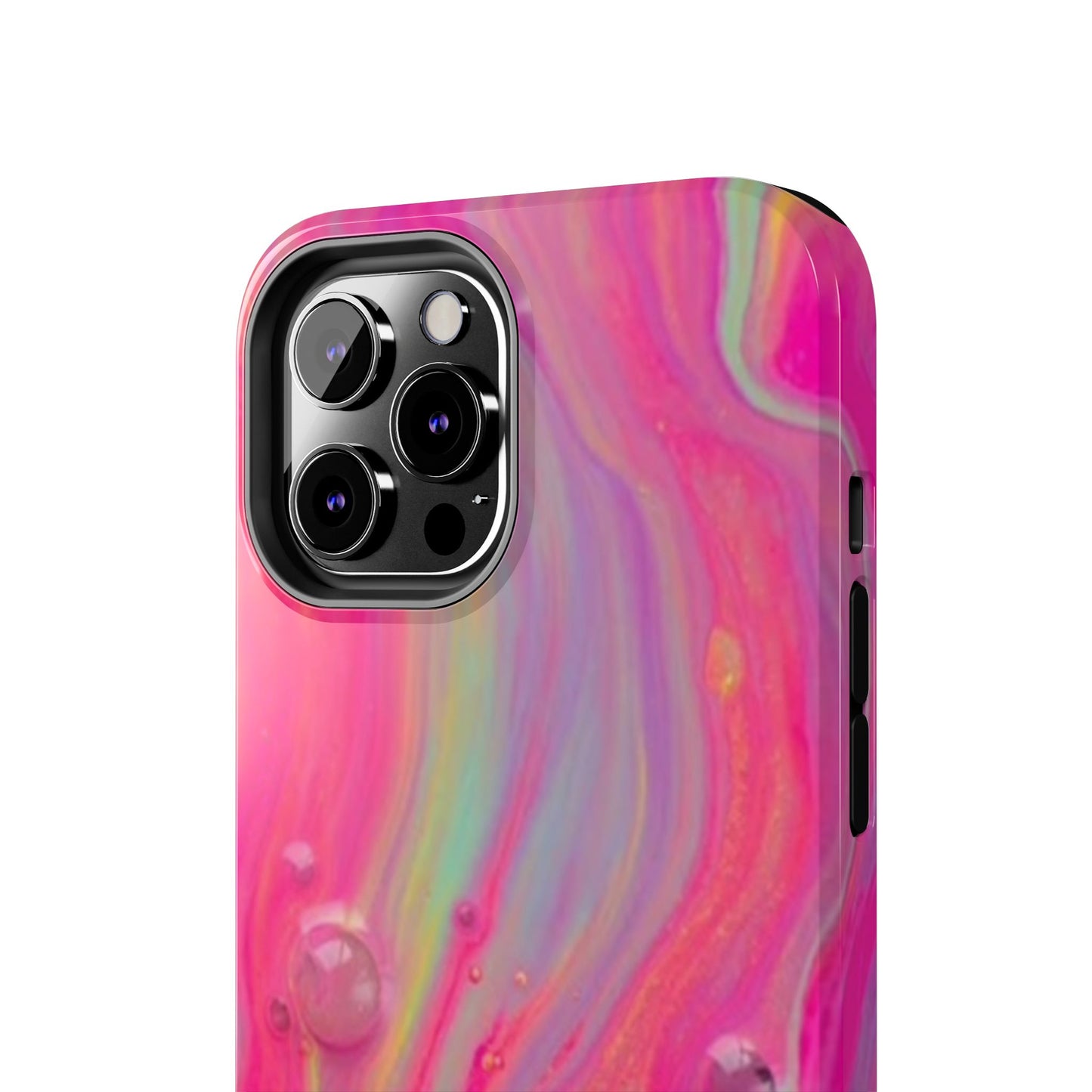 Colorful Swirl Futuristic Tough Phone Case, Stylish Durable Cover for Iphone