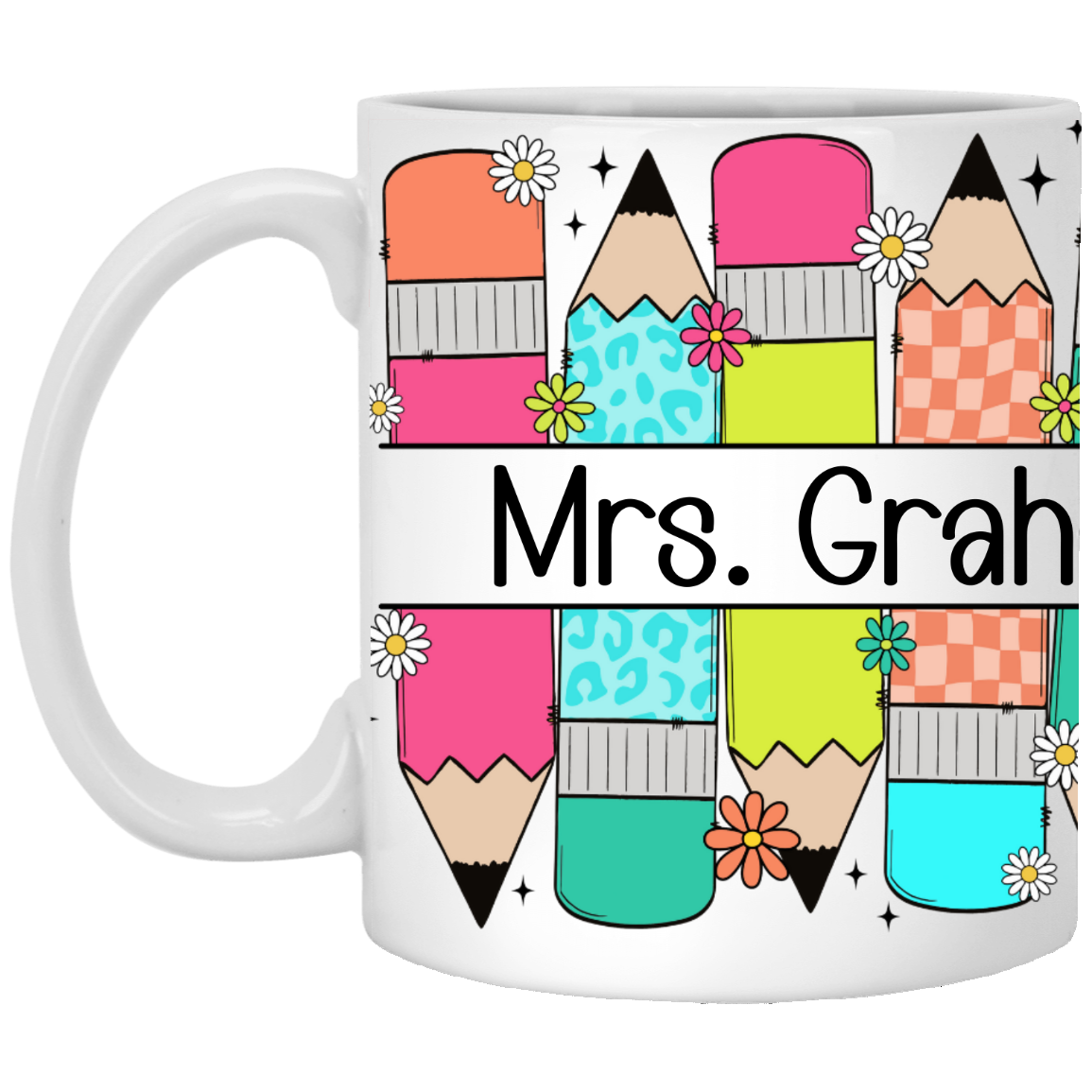 Personalized,Custom Coffee Mug: Perfect Teacher Appreciation, Mother's Day, or Fahter's Day Gift Mug