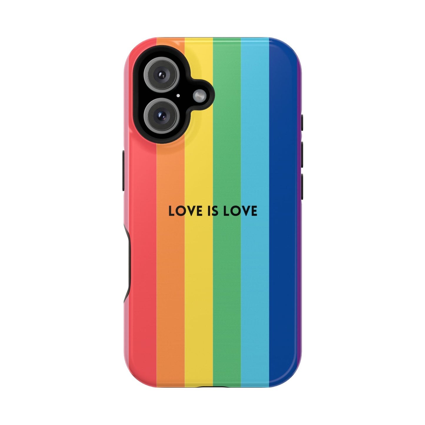 lOVE IS LOVE- Rainbow, LGBTQ+ Pride MAGNETIC Phone Case