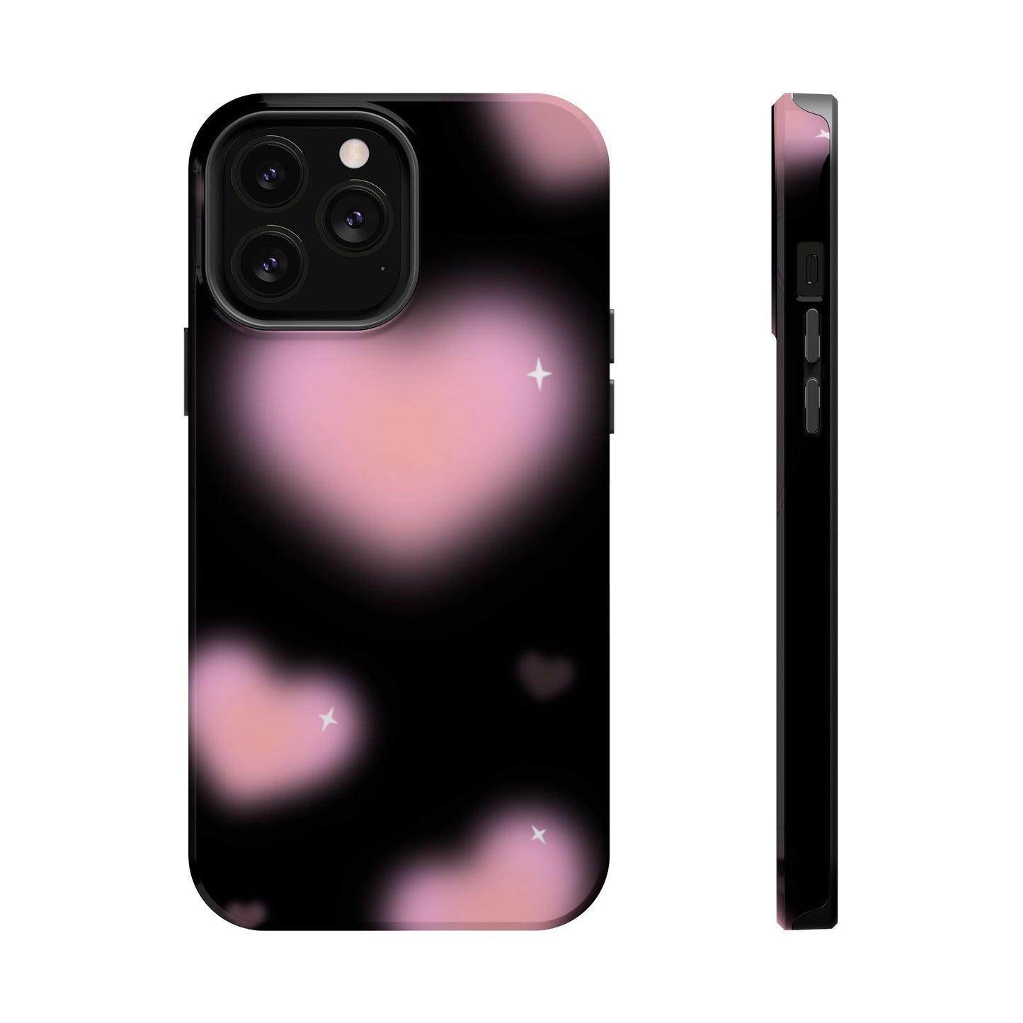 Romantic Pink Heart Pattern MAGNETIC Phone Case