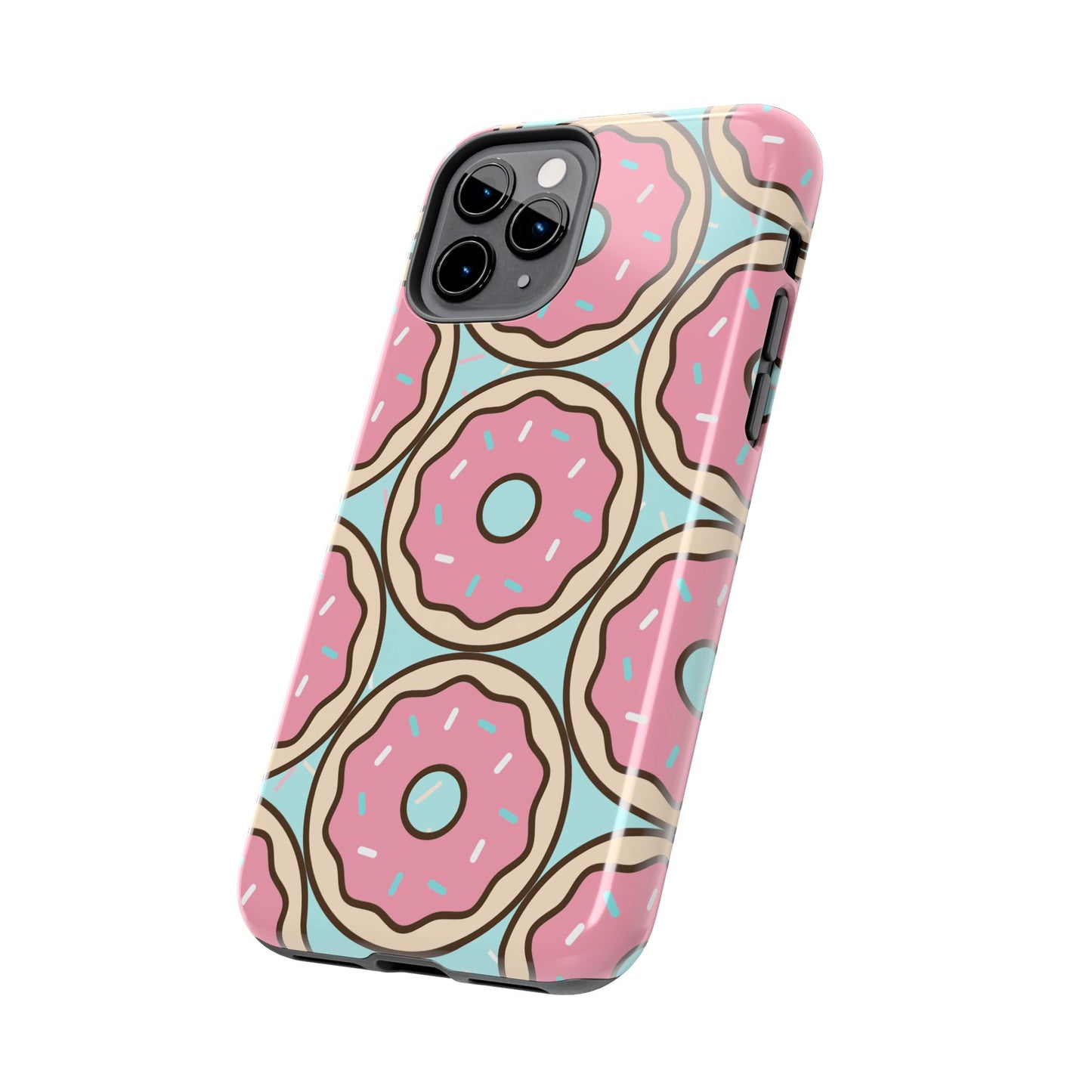 Cute Donut Pattern Tough Phone Case