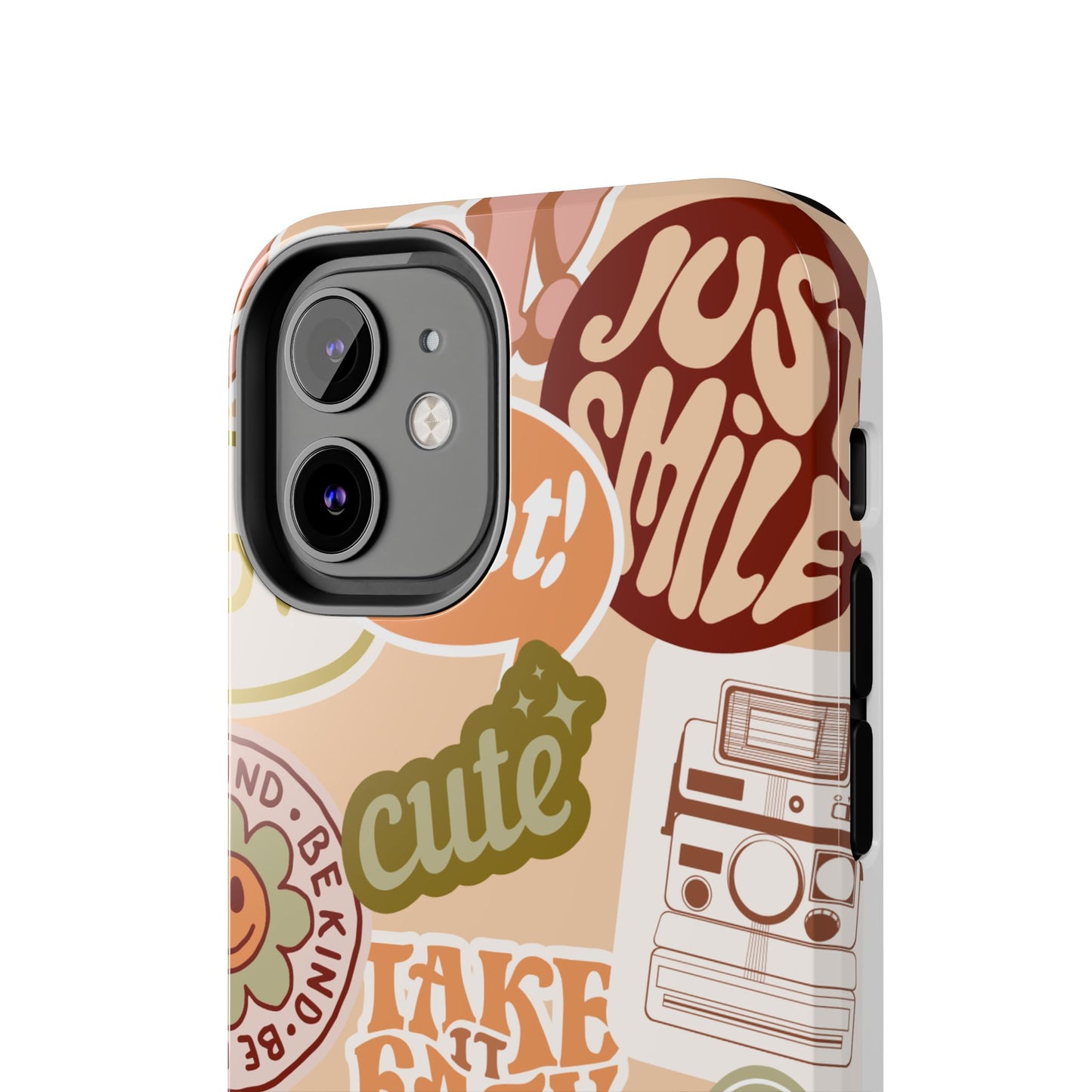 Vibrant, Positive Affirmation Sticker Phone Cases, Cute for Teens, Fun Ideas, Everyday Use