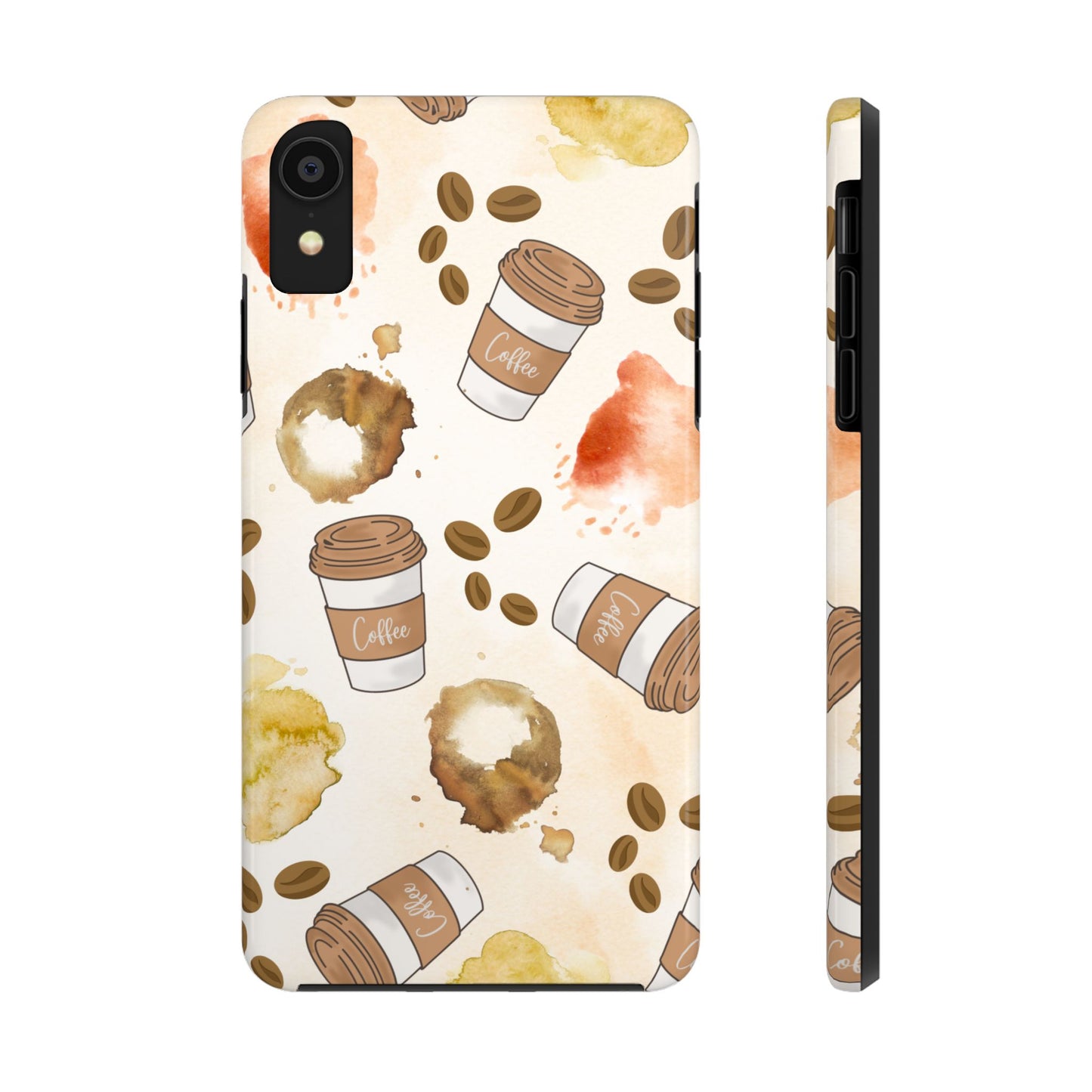 Cute, Trendy, Coffee Lover, Barista Tough Phone Cases for Iphone
