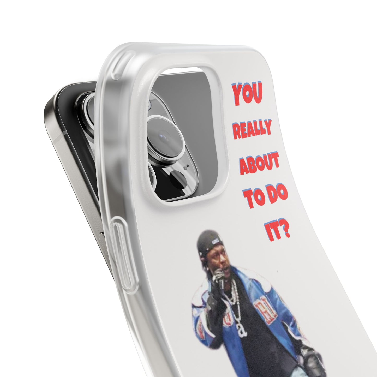 kendrick Lamar Cool Quote Flexi Phone Case - "You Really About To Do It?"