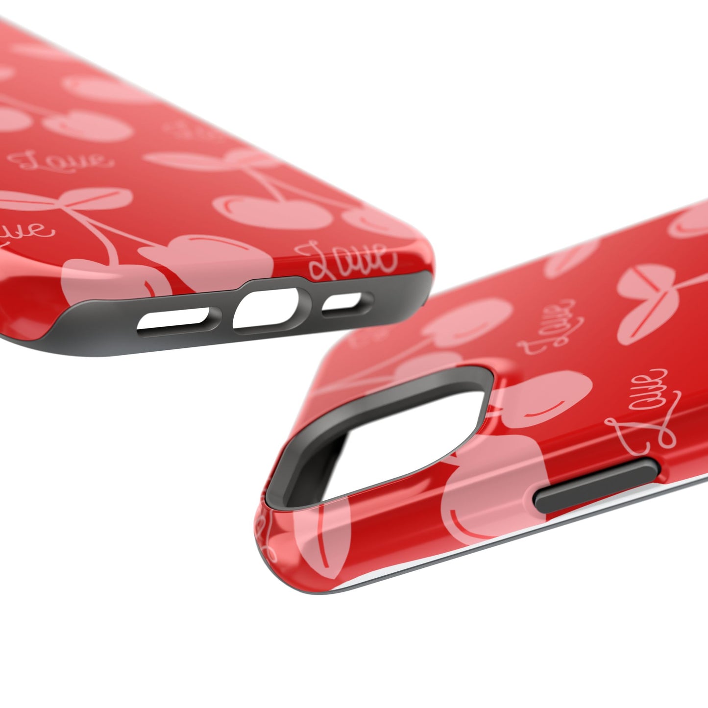 Cherry Love MAGNETIC Tough Cases, Cute Protection, Gift for Her, Valentine's Day