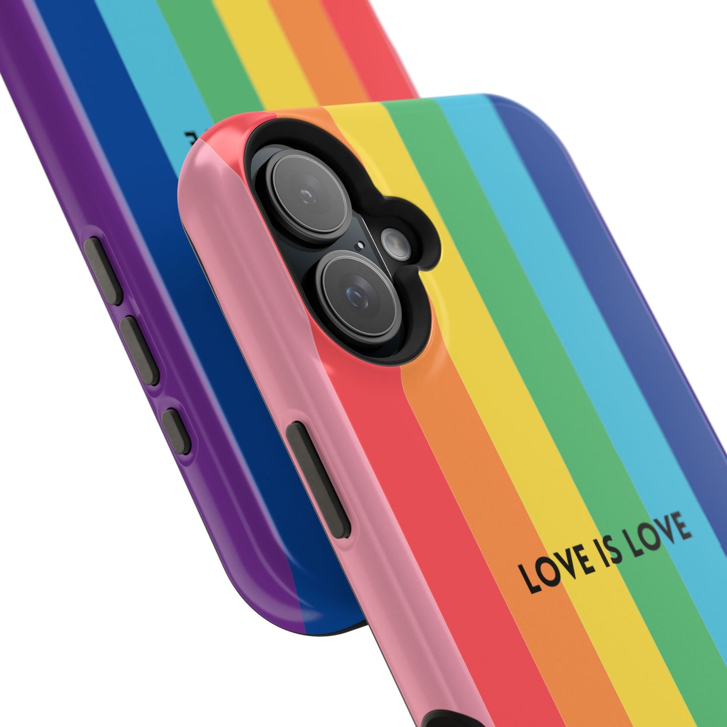 lOVE IS LOVE- Rainbow, LGBTQ+ Pride MAGNETIC Phone Case